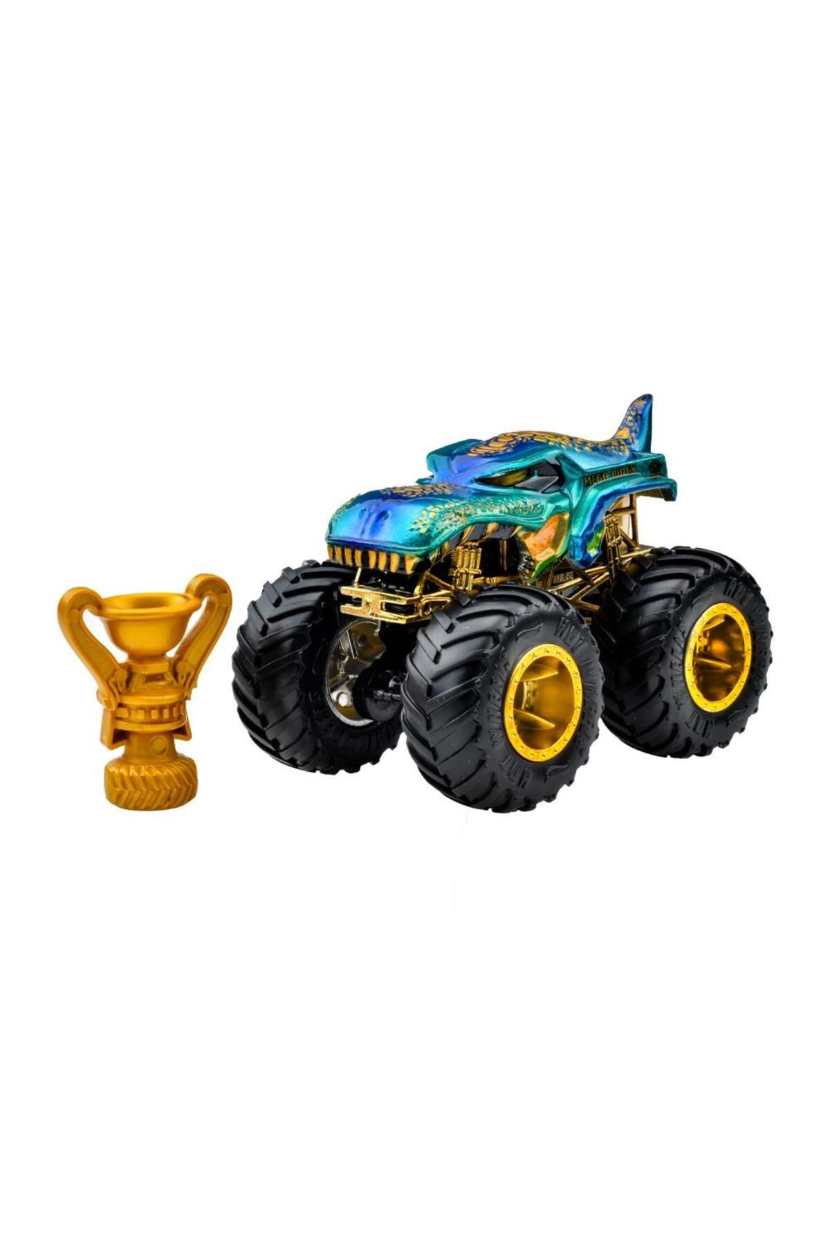 ماشین های Monster Trucks BigFoot Trophy Şampiyonları Serisi Mega-Wrex - قدرت و هیجان بی‌نظیر! HOT WHEELS