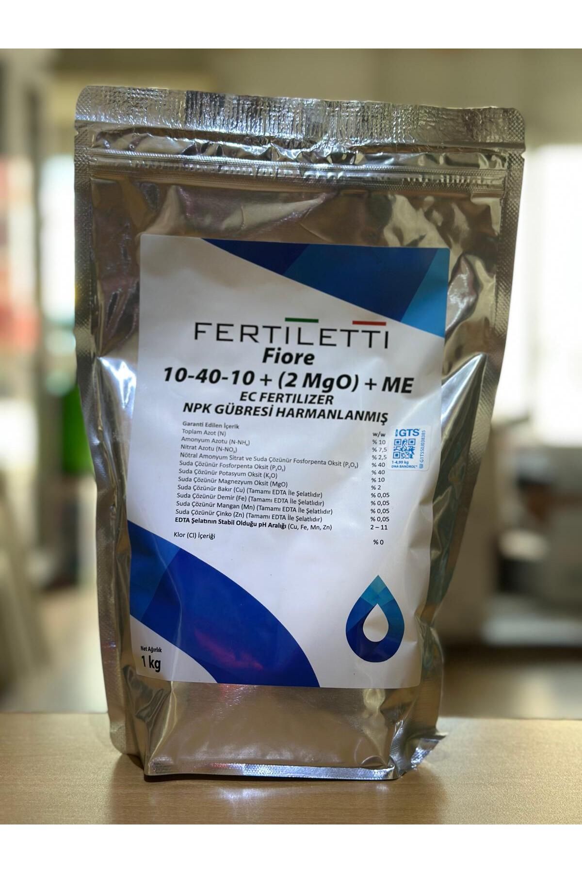 FERTILETTI FİORE 10.40.10+(2MgO) 1KG