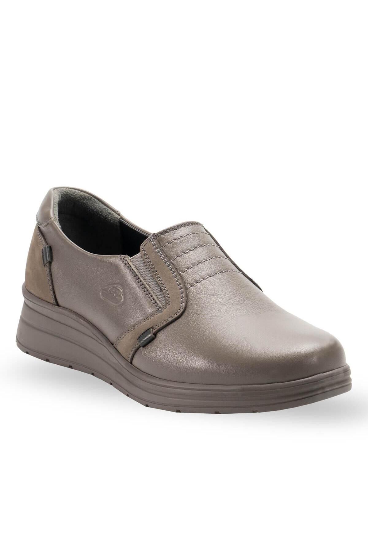 Forelli-Suşa-H Women's Leather Shoes - Stone Model 2