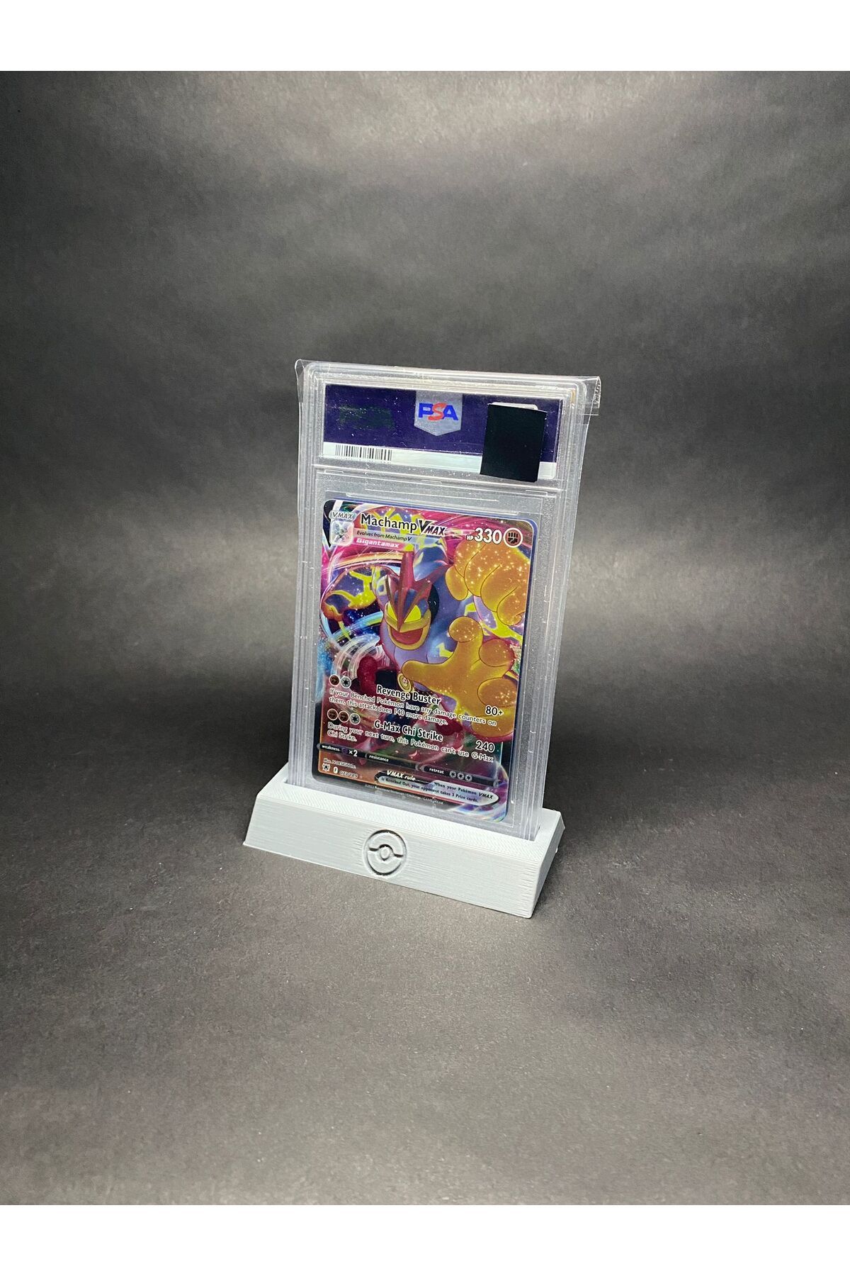 Pokemon Gri Pokemon Grade Kart Standı (Hardcase Uyumlu) Model 4