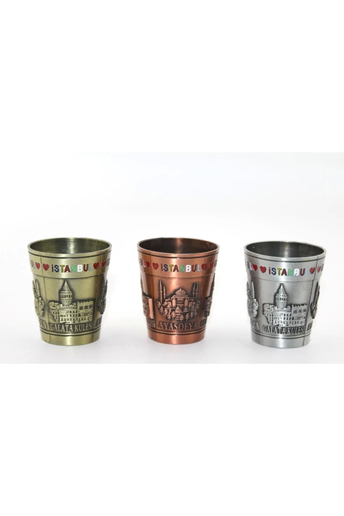 Vita Premio Metal İstanbul Yöresel Shot Bardak Alk3353