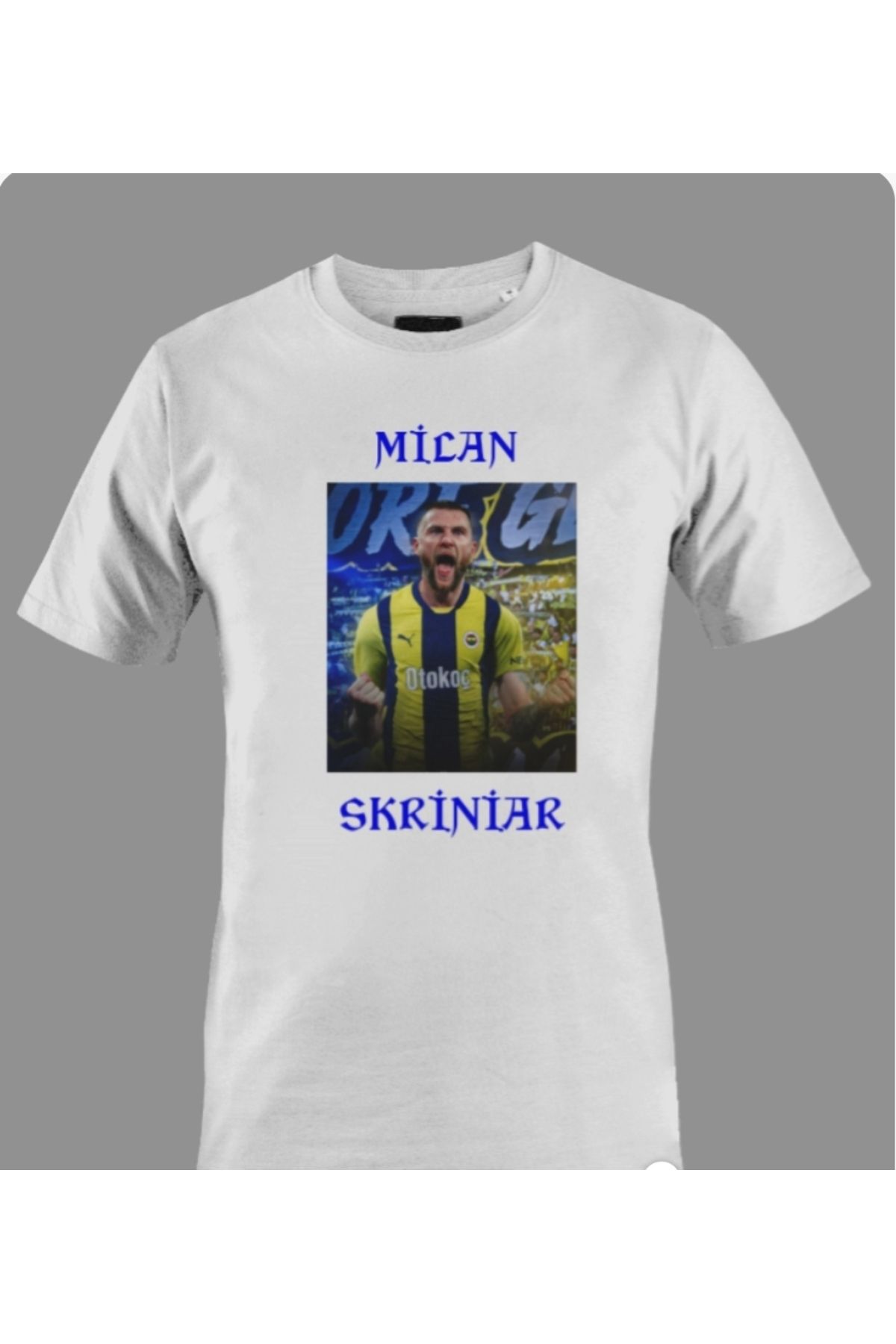 beda MİLAN  SKRİNİAR BASKILI FENER T-SHİRT