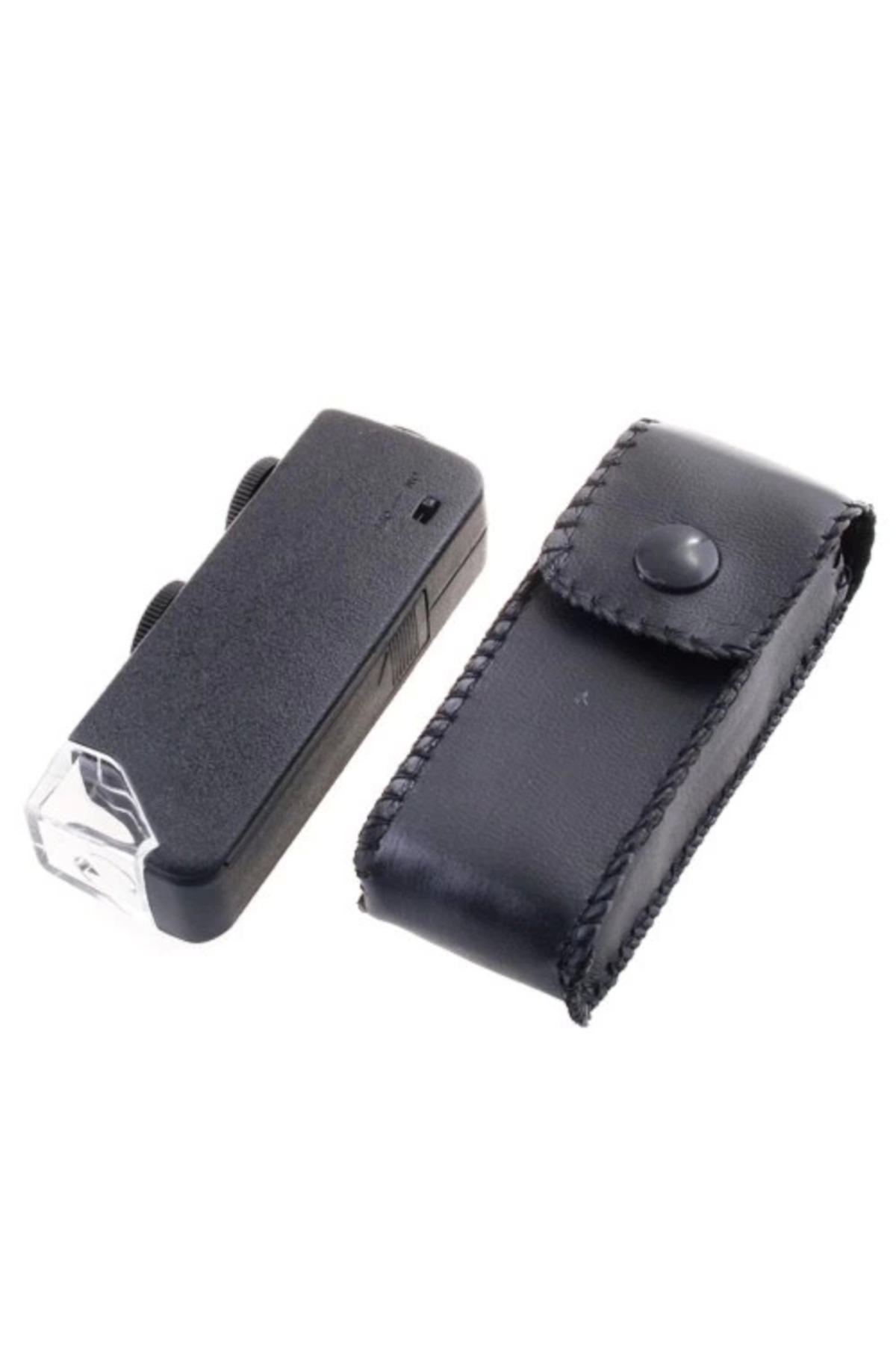 PAZAR DÜNYASI Mini 60x 100x Zoom Lens Odak Takı Led Cep Mikroskop Büyüteç