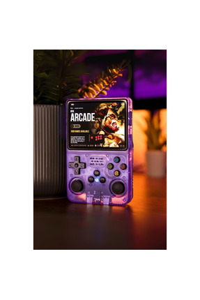 4K Vizyon R36S ArkOS Retro oyun konsolu Video oyunu Linux sistemi 64GB 10000 ...