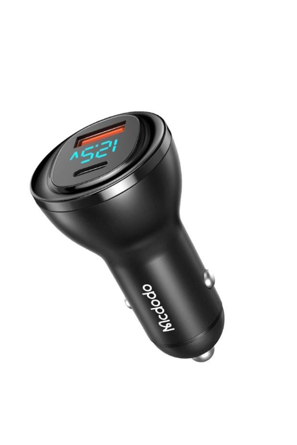 CC-5670 95w Usb+Type C Pd Fast Car Charger with Digital Display