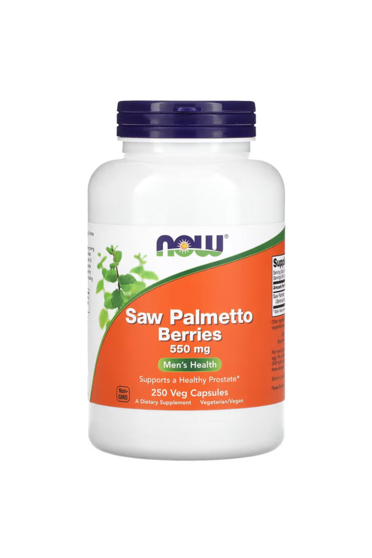 Now Foods , Saw Palmetto Berries, 550 mg, 250 Veg Capsules vr433