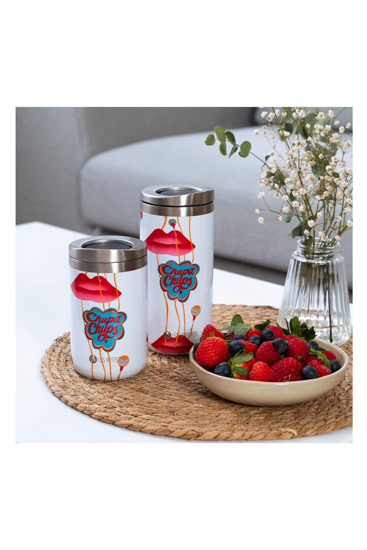 Les Artistes Paris-350ml Thermal Insulated Steel Thermos Mug - Chupa Kiss 5