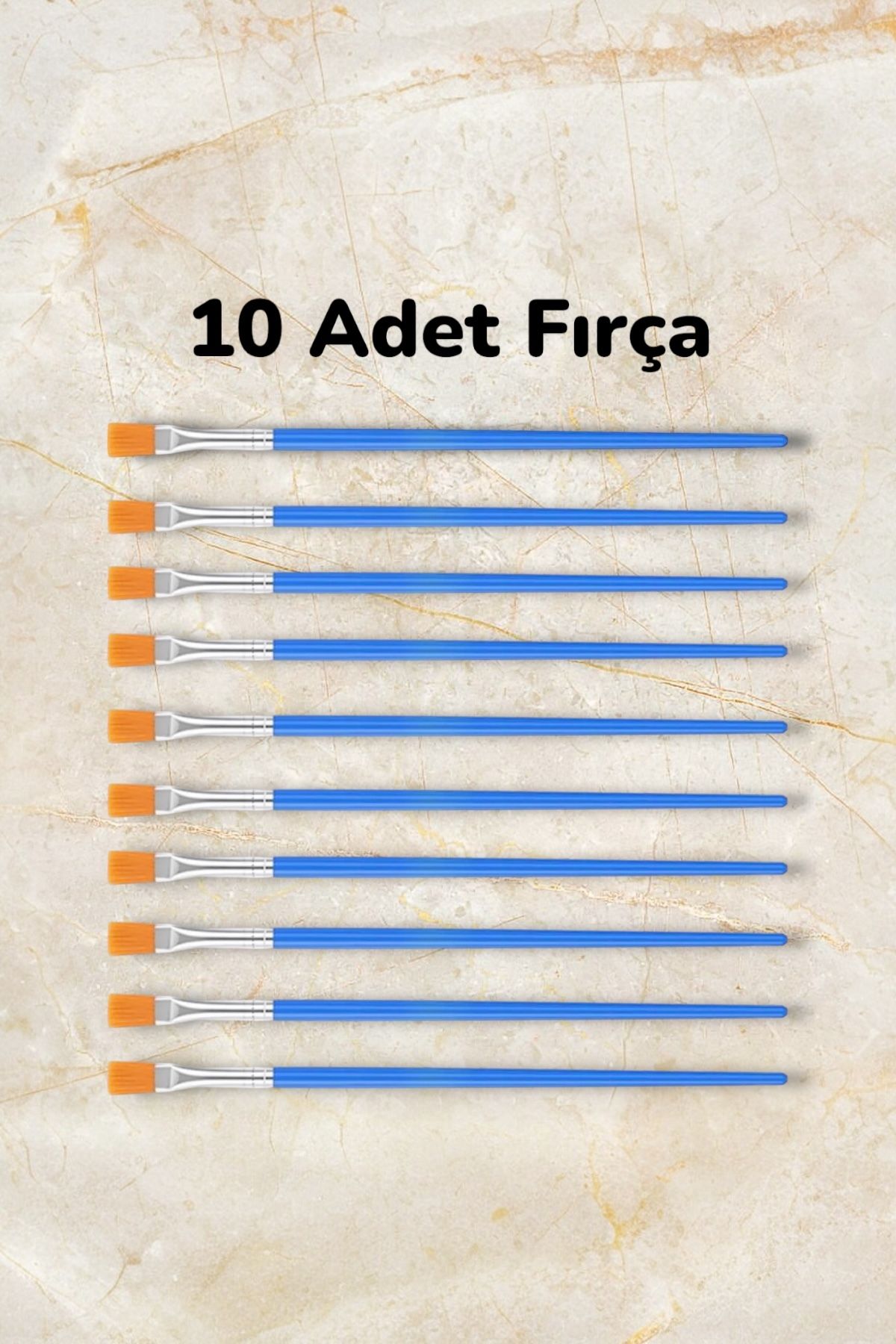 BİRBEYSTORE Akrilik Boya Fırçası 10 Adet