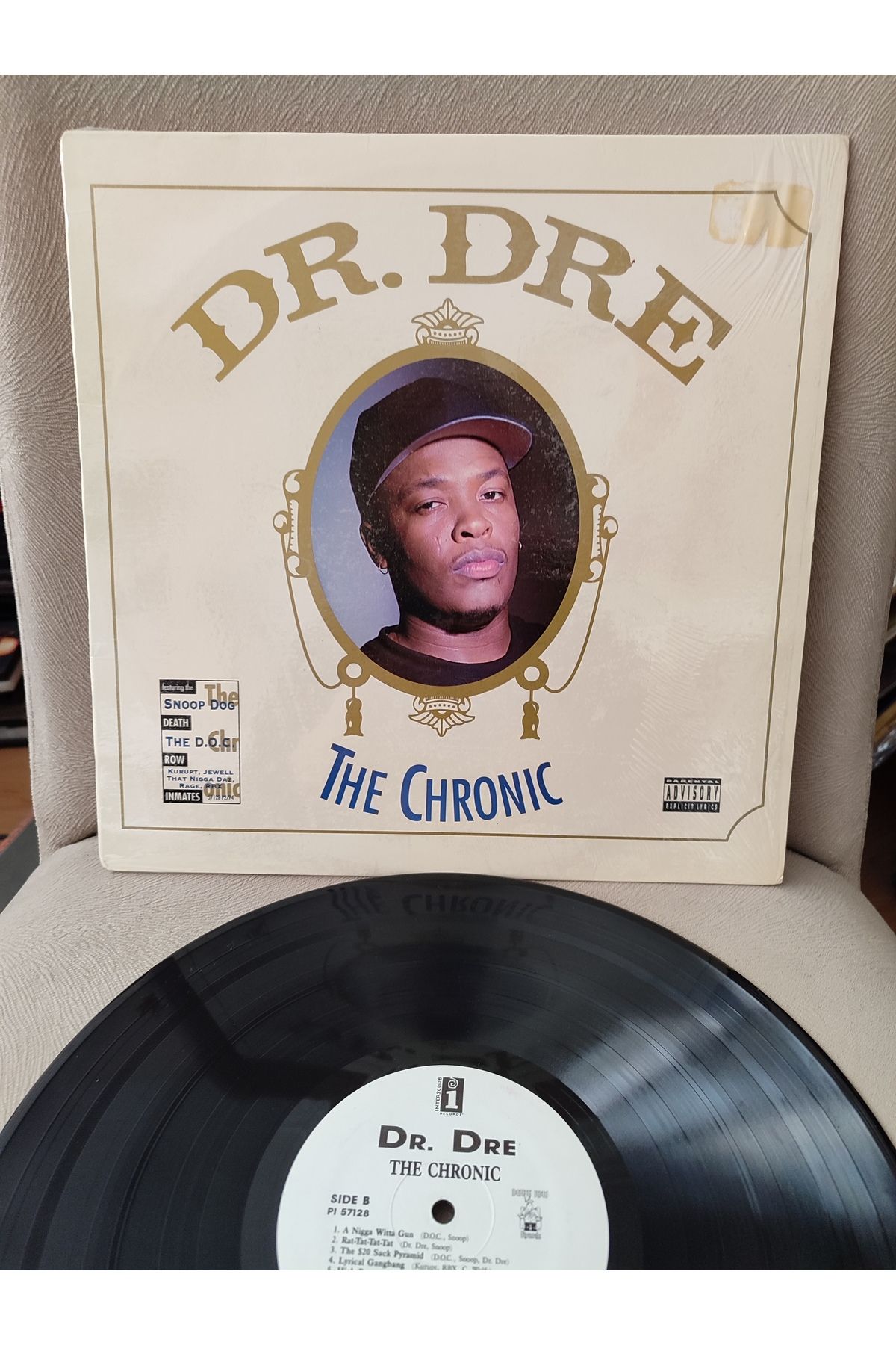 Plakperest DR. DRE - The Chronic - 1992 Basım Nadir LP Albüm Plak