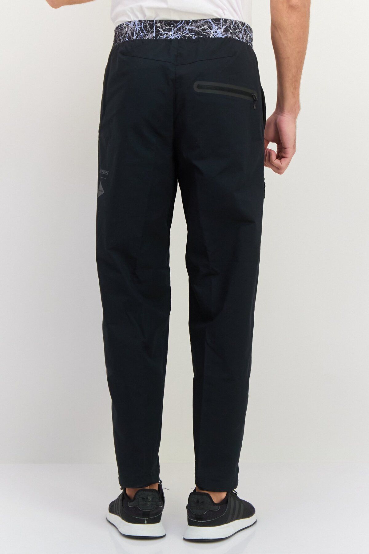 adidas-Men Sportswear Fit Drawstring Training Track Pants, Black 3