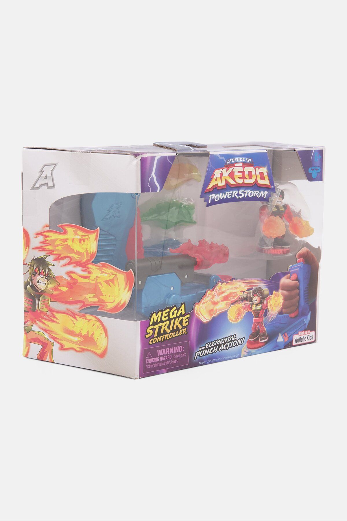 Legends of Akedo-Powerstorm Mega Strike Controller With Elemental Punch Action, Blue 2