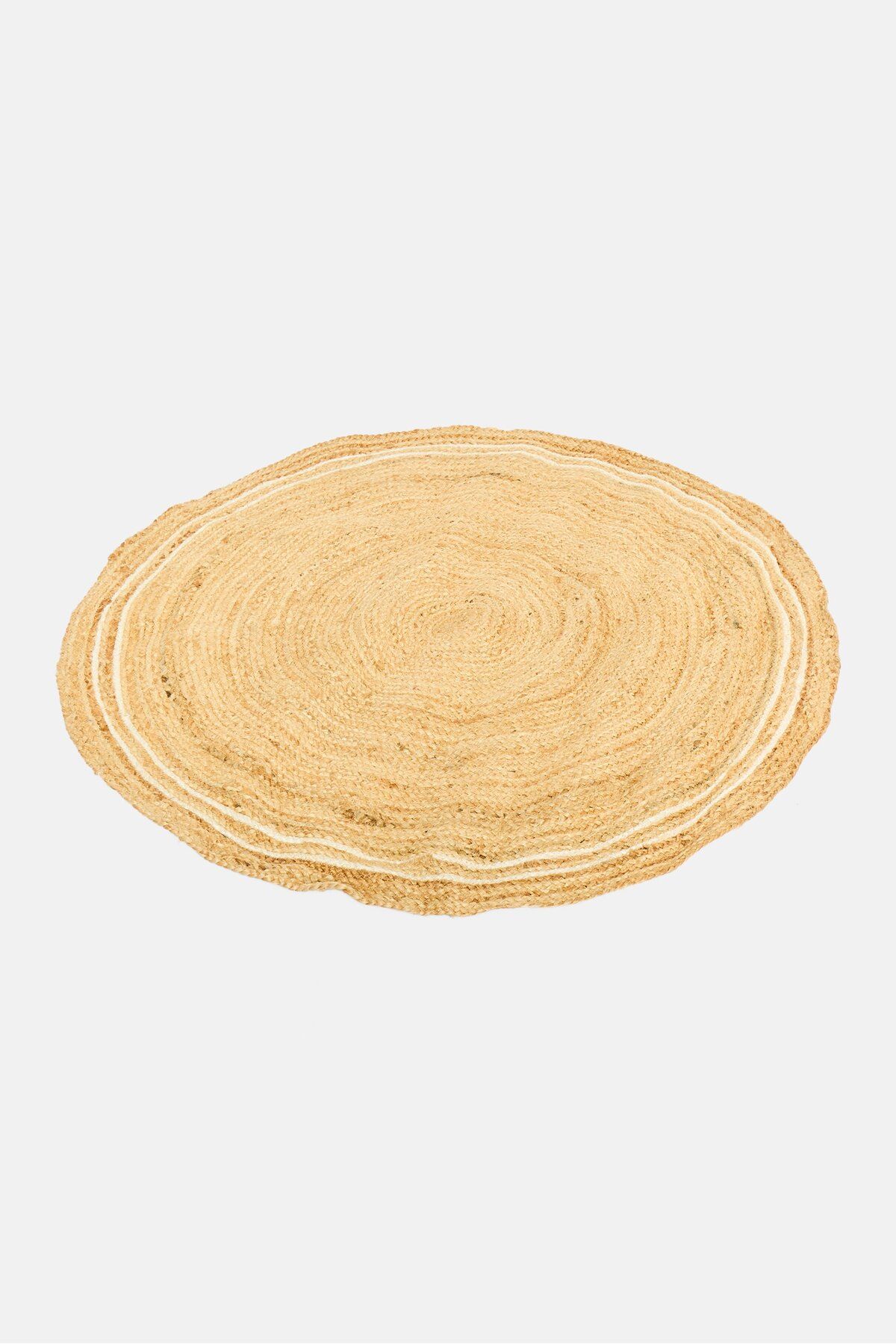 Muy Mucho-Braided Jute Rugs 120 Cm, Natural 2