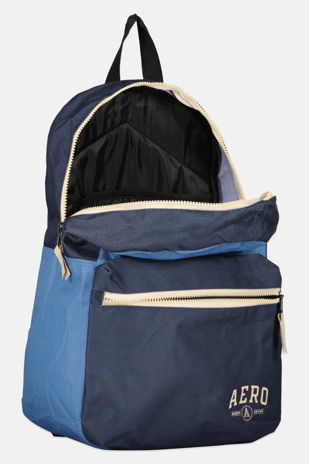 Aeropostale-Women Brand Logo Backpack 28 L x 42 H x 12 W cm, Navy Combo 3