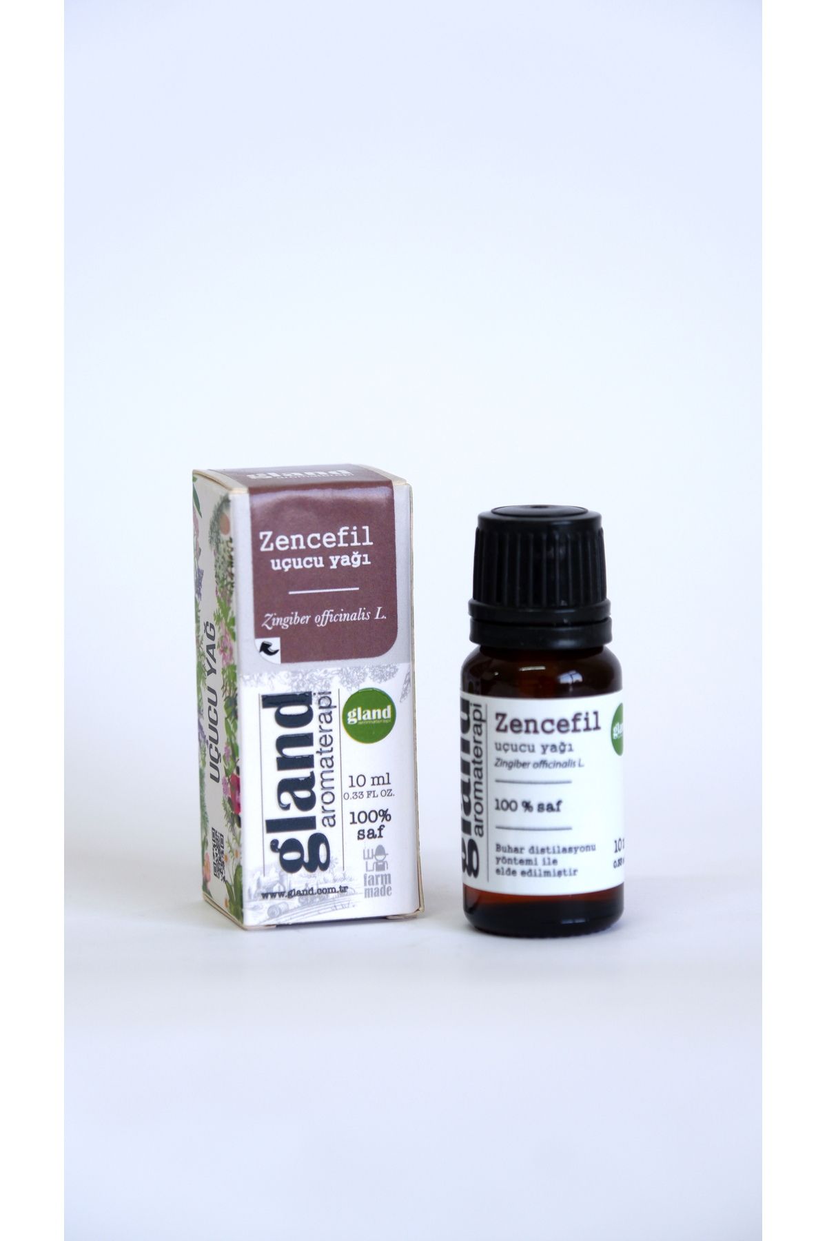 GLAND Aromaterapi Zencefil(Zingiber offacinalis L.) Uçucu Yağı 10ml