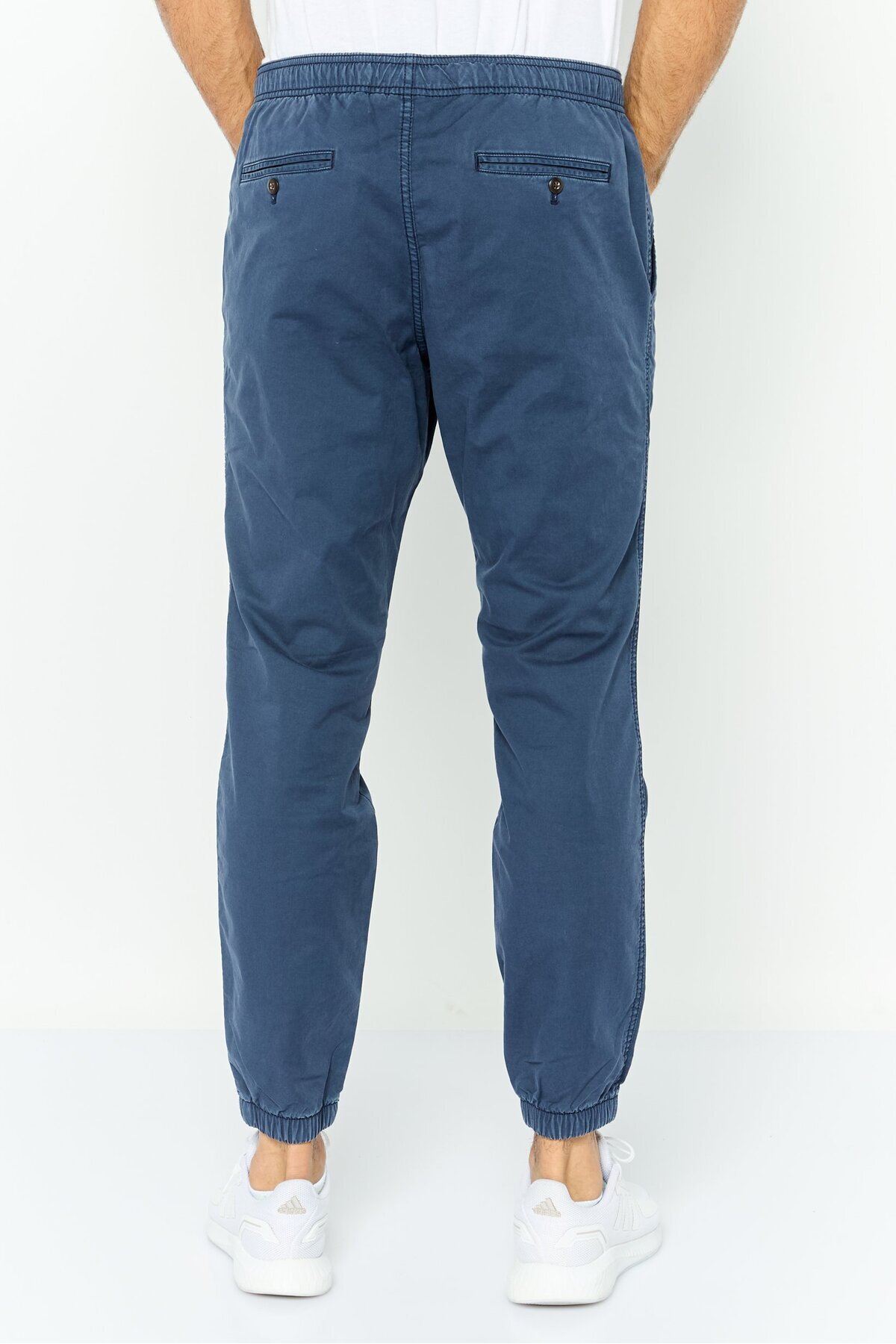 GAP-Men Regular Fit Solid Jogger Pants, Navy 4