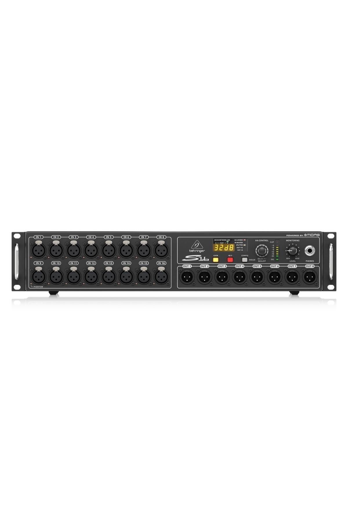 Behringer S16 Digital Snake I/o Box Rack Tipi Mixer Stage Box