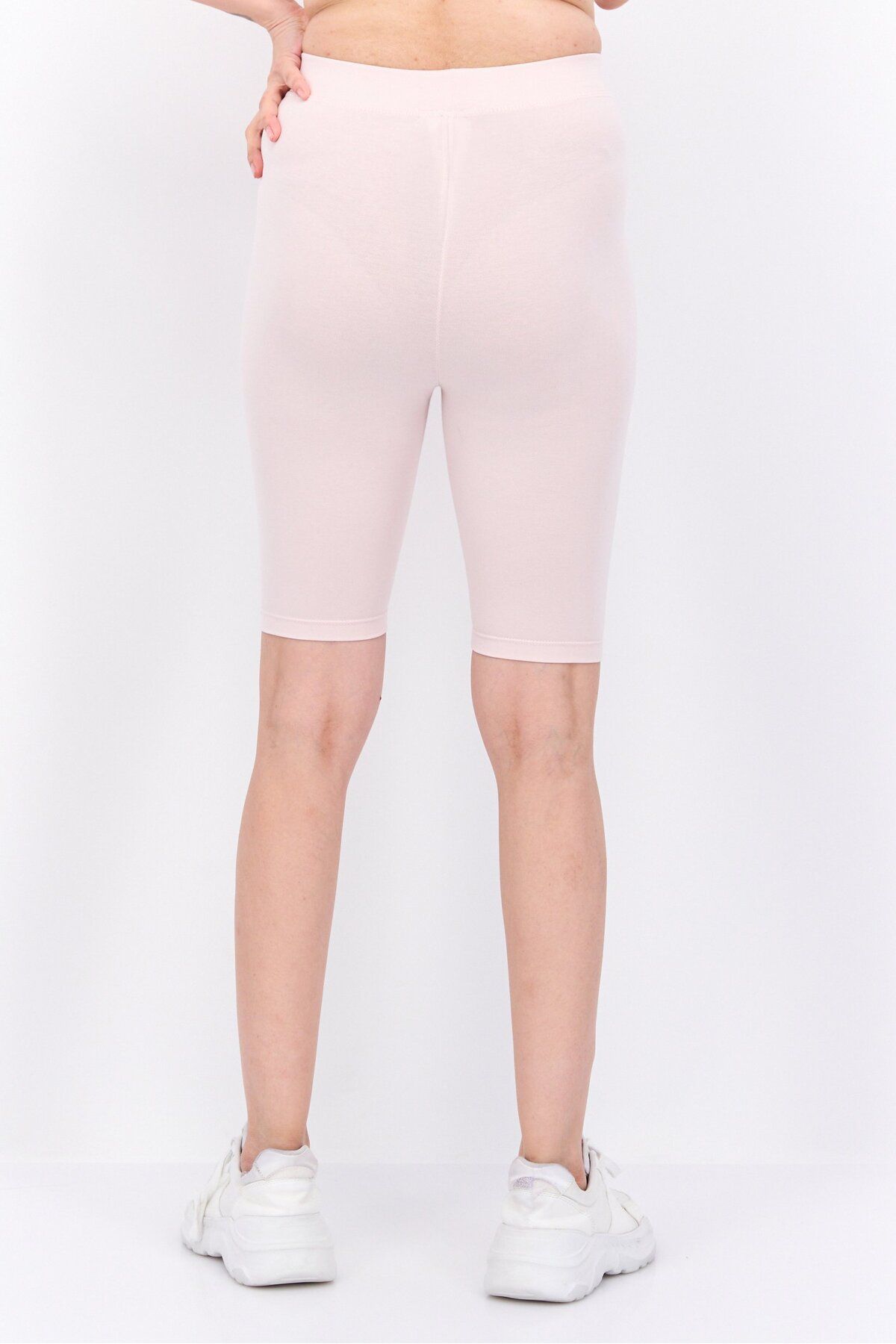 Vans-Women Brand Logo Legging  Shorts, Pink 4