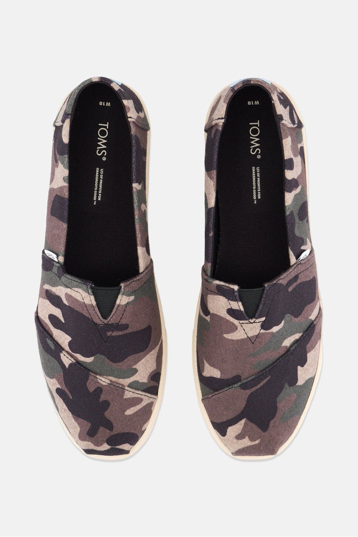 Toms-Women Alpargata Cupsole Slip On Shoes, Black Combo 2