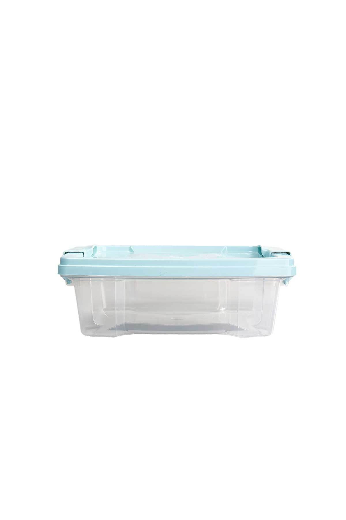 QUTU-Q-Lear Box 1.5 L Ziplock Storage Box-Yellow 2