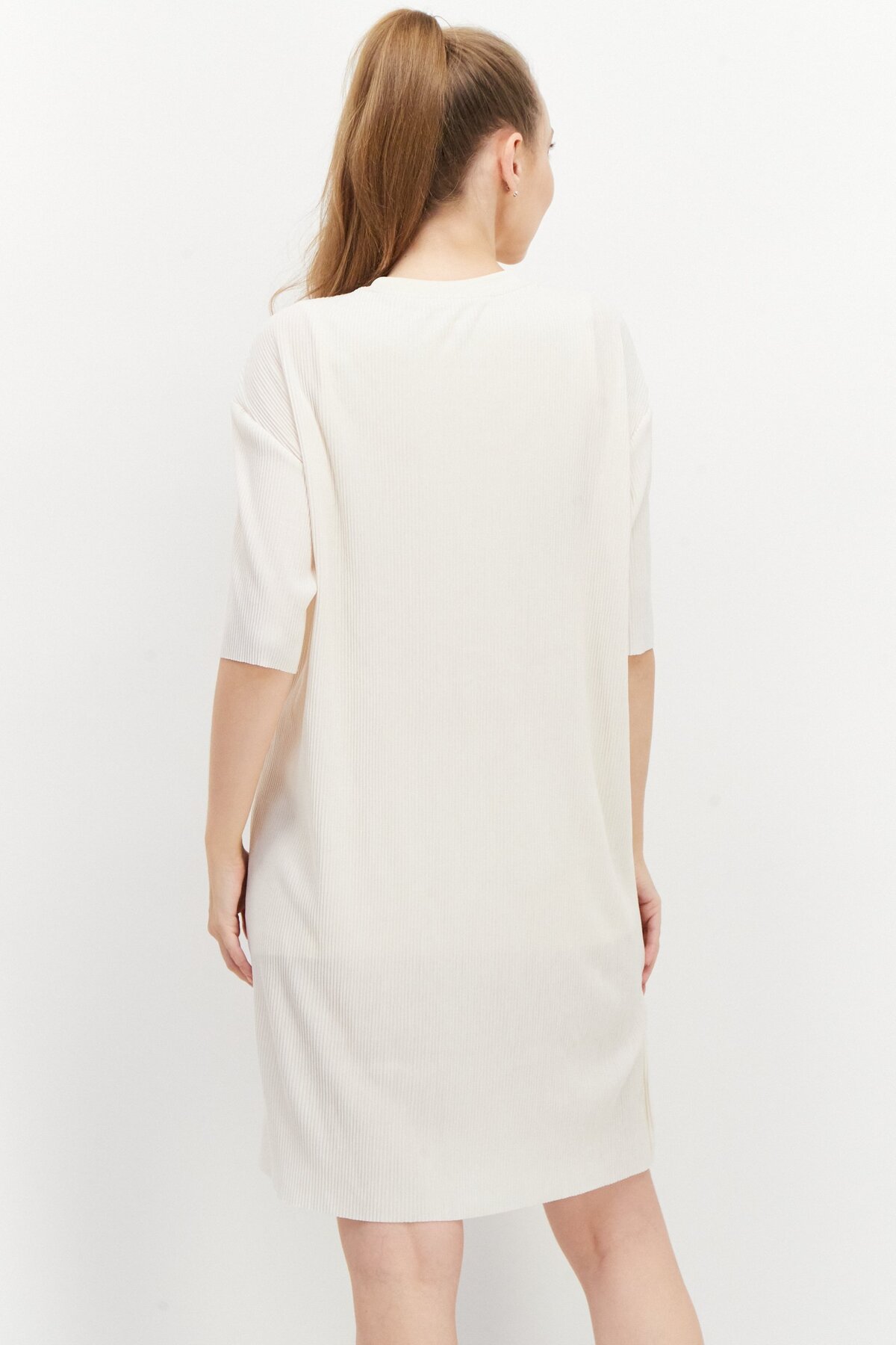 adidas beige dress essentials midi dress washed women's beige main image 0