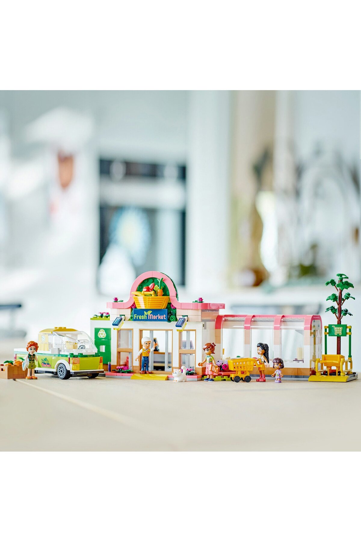 دوستان فروشگاه مواد غذایی ارگانیک ۴۱۷۲۹ مجموعه اسباب‌بازی ساختنی ۸۳۰ تکه