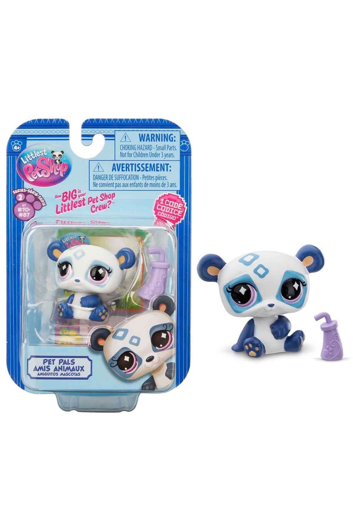 OyuncaklarÜlkesi Orijinal Littlest Pet Shop LPS Yeni Seri Mavi Panda Miniş Tekli Minişler Oyuncakları Figürleri #70