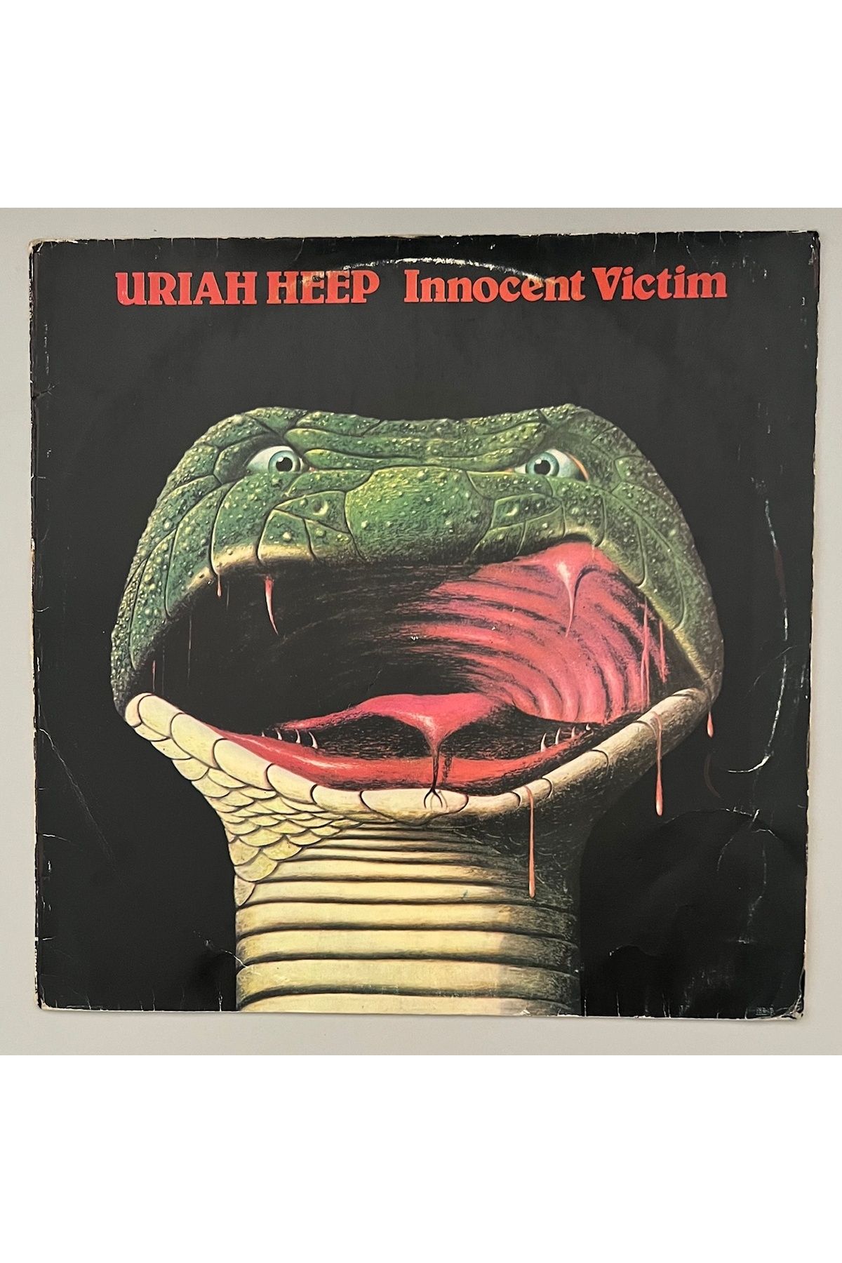 Plakevi İzmir Uriah Heep Innocent Victim Lp Plak (Orijinal Dönem Türk Baskı Plak)