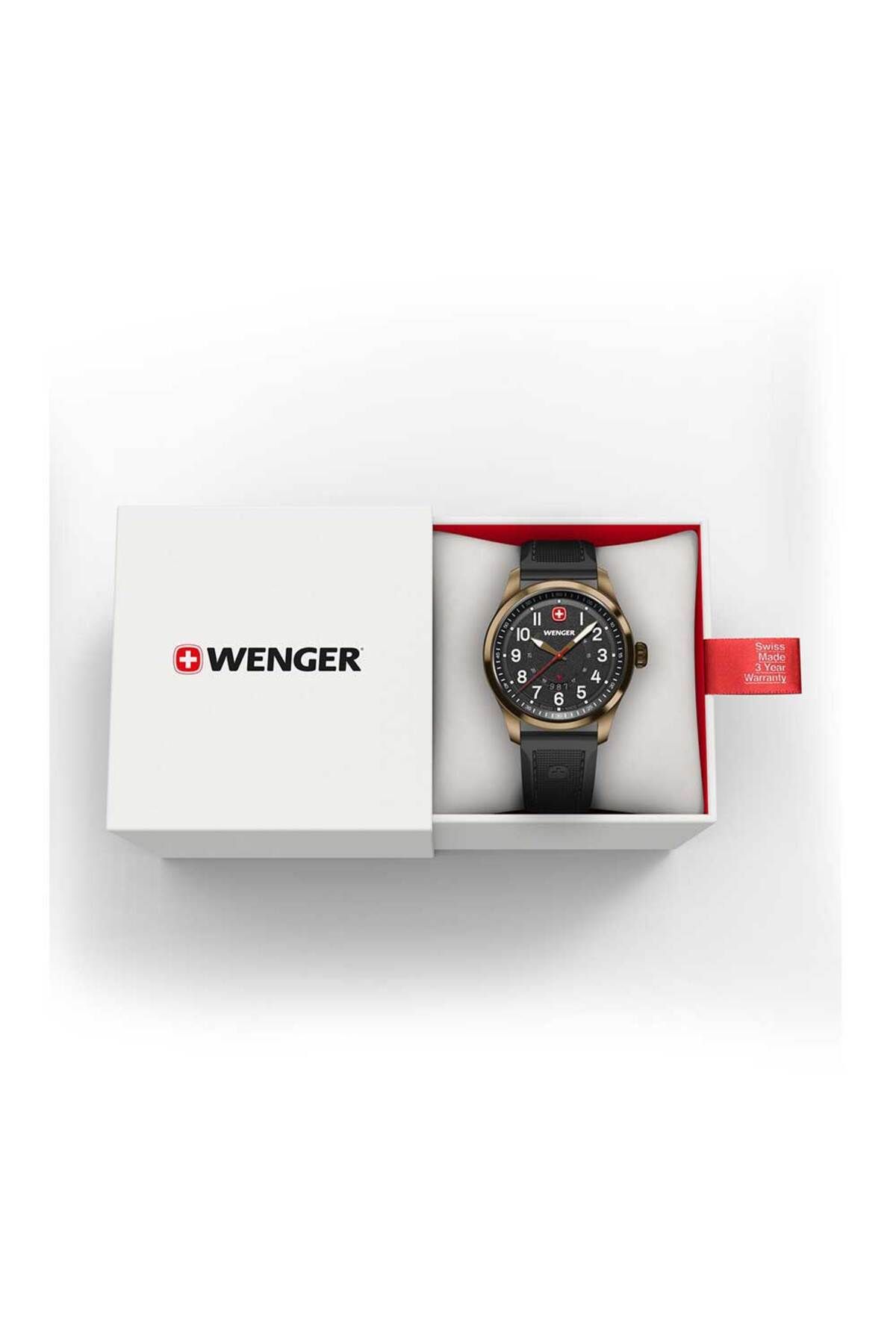 Wenger-Pánské hodinky Wenger 01.0541.125, Quartz, 43mm, 10ATM 4