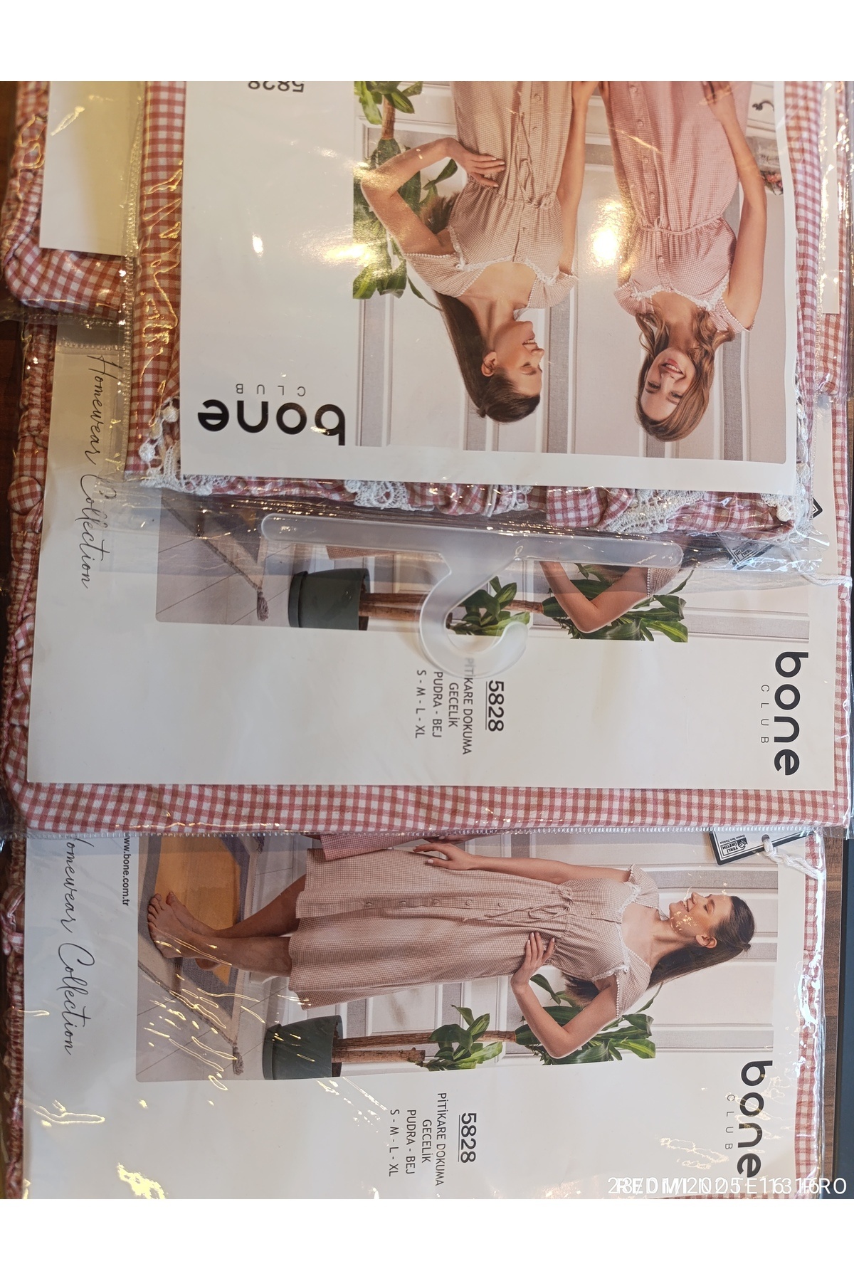 Bone Club-Pi̇ti̇kare Woven Nightgown 4