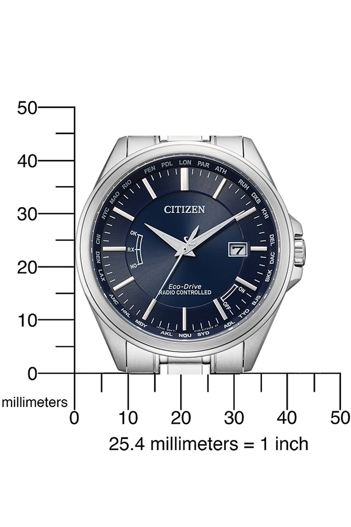 Citizen-Pánské hodinky Citizen CB0250-84L, Quartz, 43mm, 10ATM 4