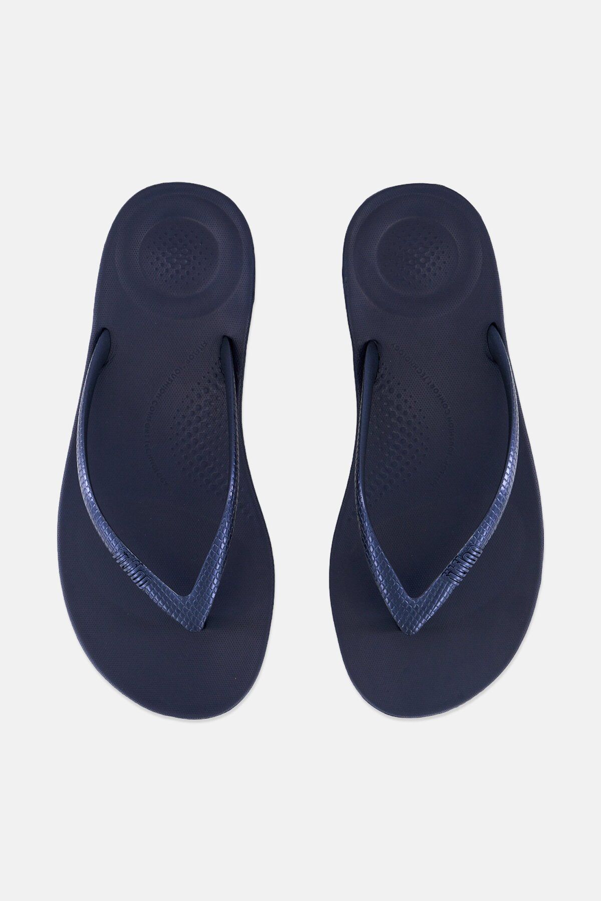 Fitflop-Women Iqushion Ergonomic Slip On Slippers, Navy Blue 3