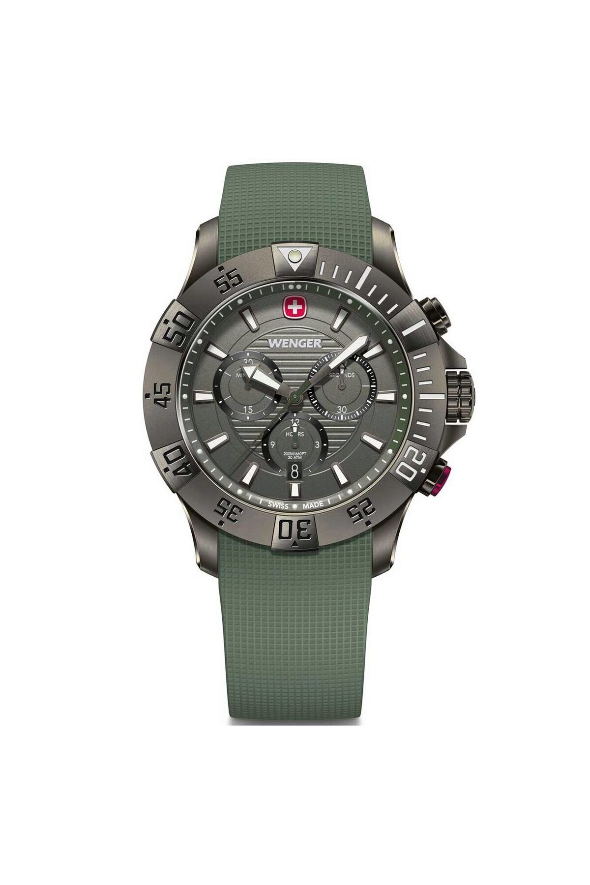 Wenger-Ceas pentru bărbați Wenger 01.0643.127, Quartz, 43 mm, 20ATM 1