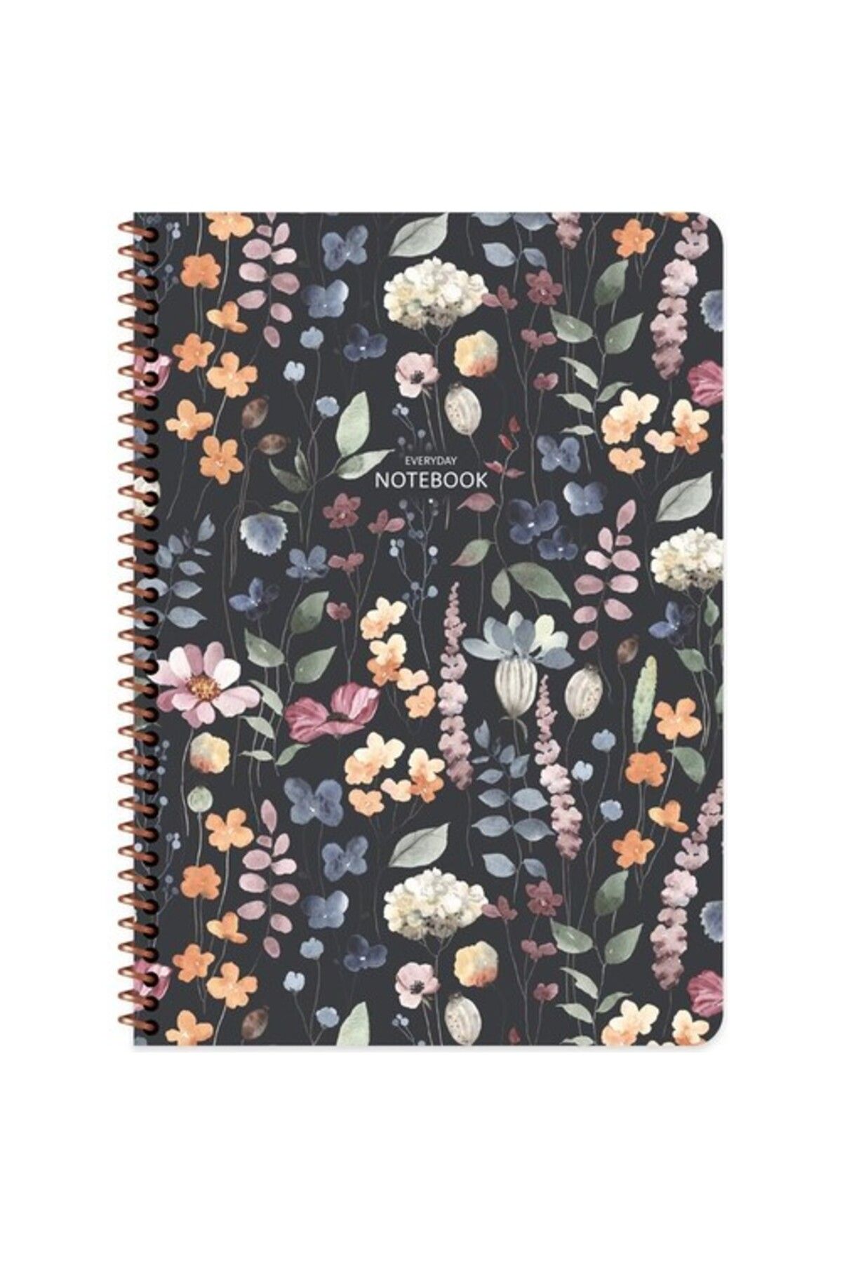 KESKİN COLOR Keskin A4 80 Yp.Çiz. Karton Kp.Spr.Çiçek Defter