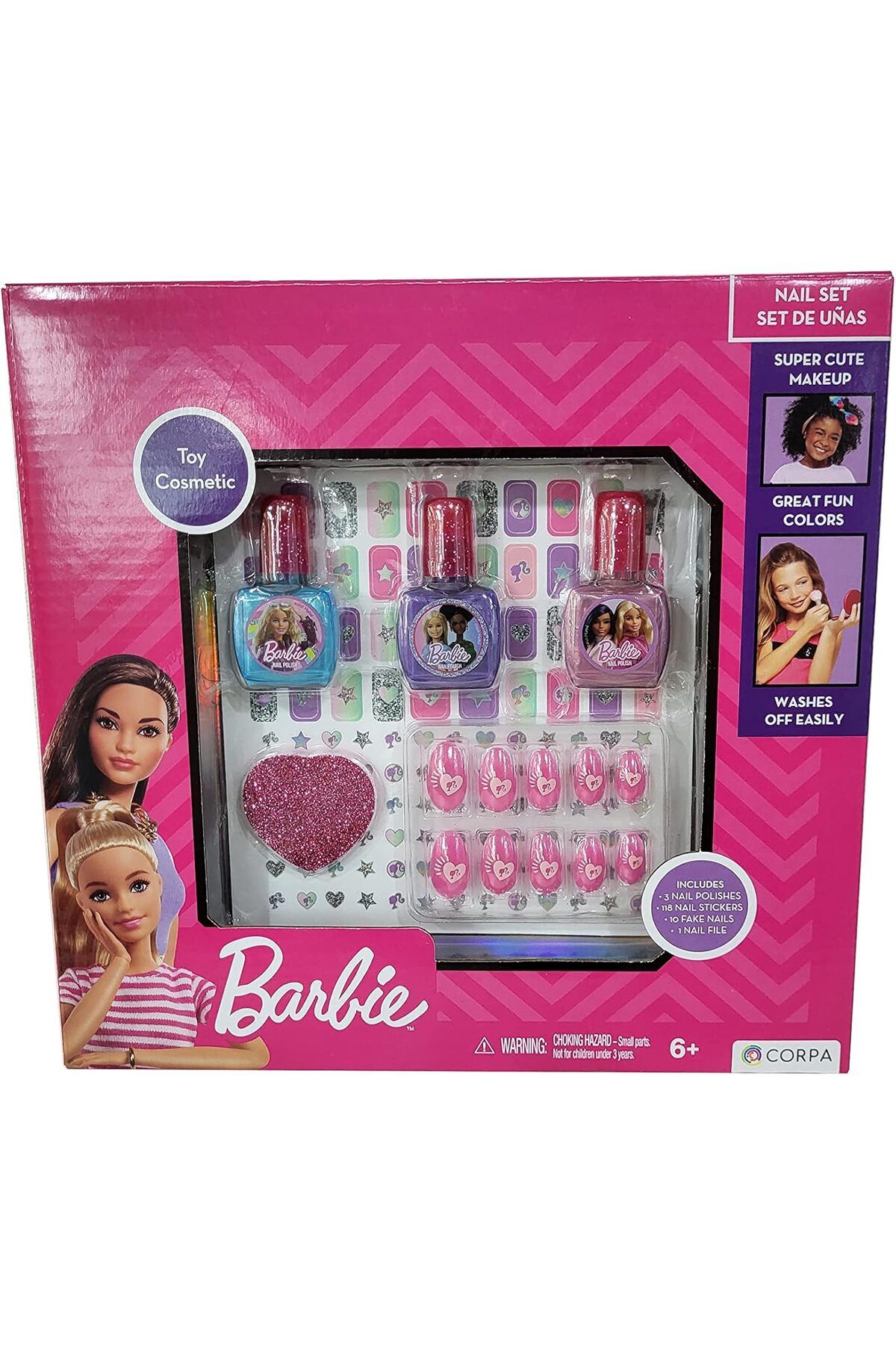 Barbie-مجموعة أظافر متوسطة الحجم II CRP-5101 1