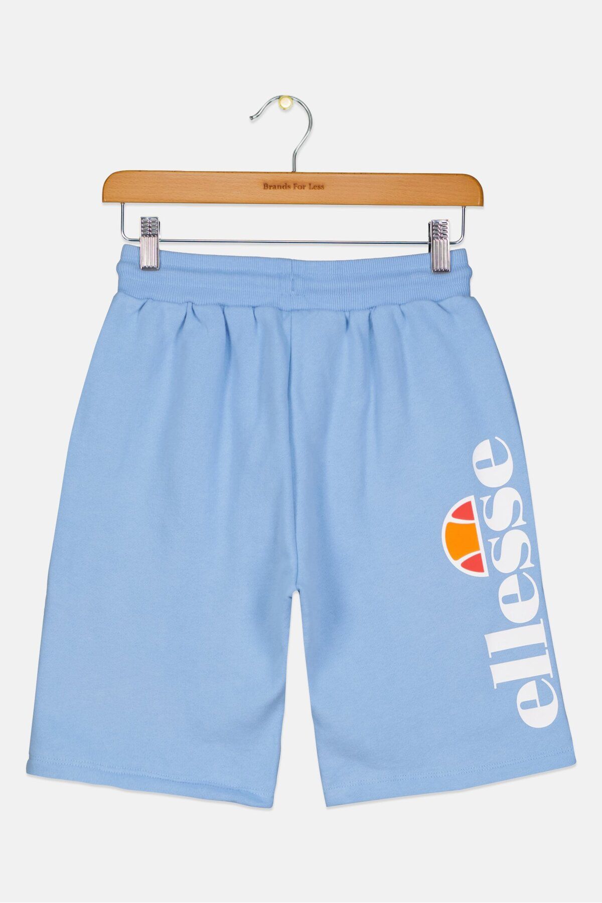 Ellesse-Kids Boy Brand Logo Basic Shorts, Light Blue 2