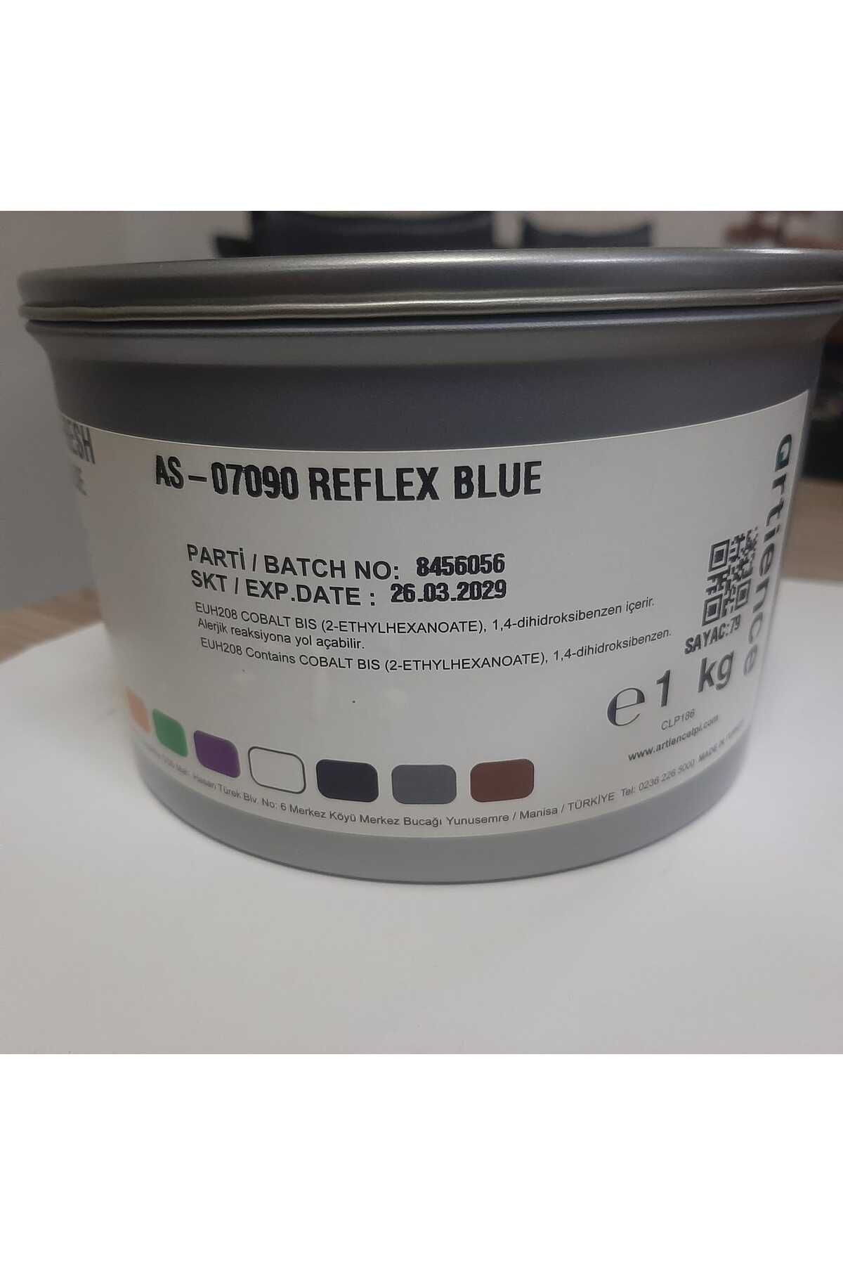 TOYO INK Toyoınk Matbaa Mürekkebi AS-0709 REFLEX MAVİ 1 Kg