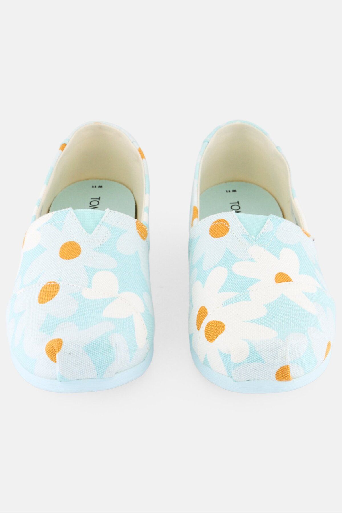 Toms-Women Slip On Floral Print Casual Shoes, Light Blue Combo 4