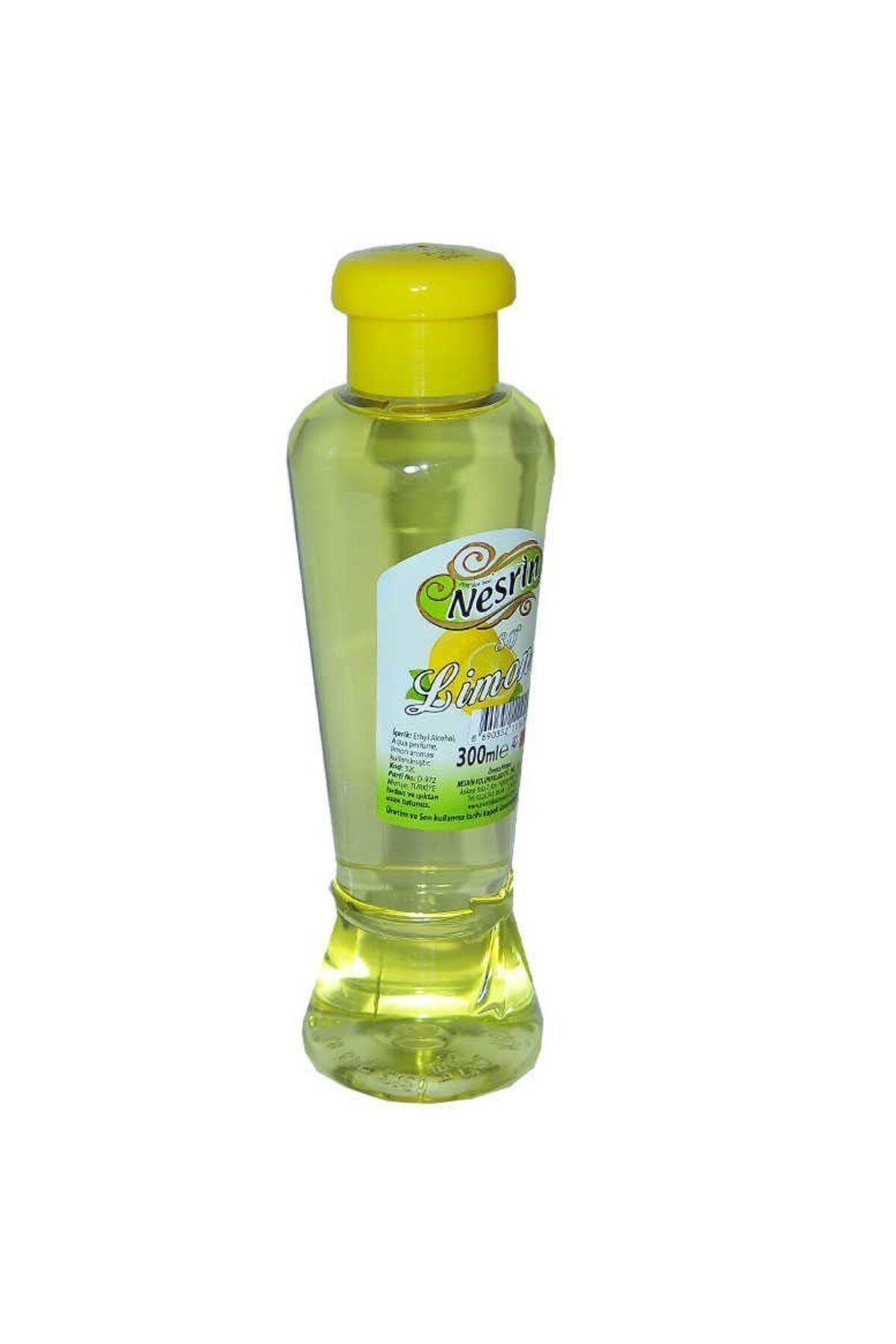 KTYRA52 Limon Kolonyası 80 Derece Pet Şişe 300 ML