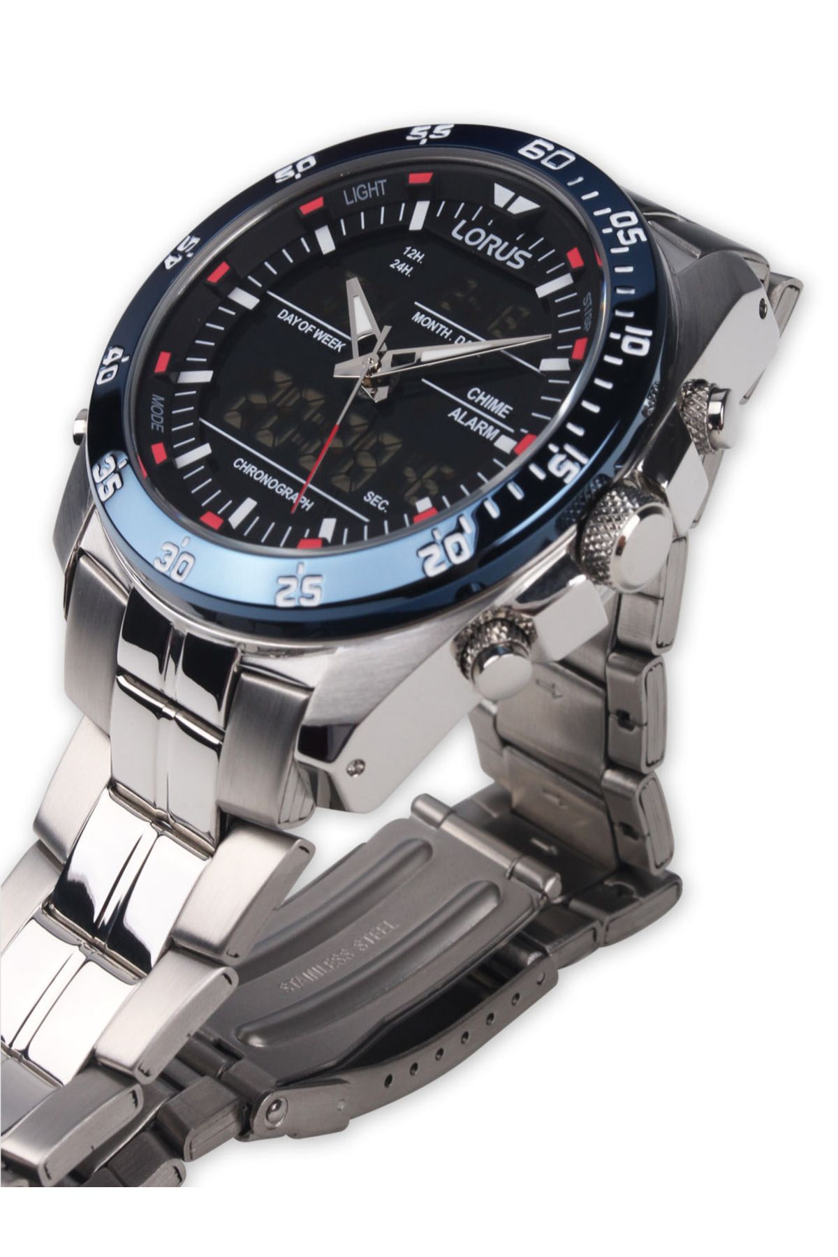 Lorus-Ανδρικό ρολόι Lorus RW623AX9, Quartz, 46mm, 10ATM 2