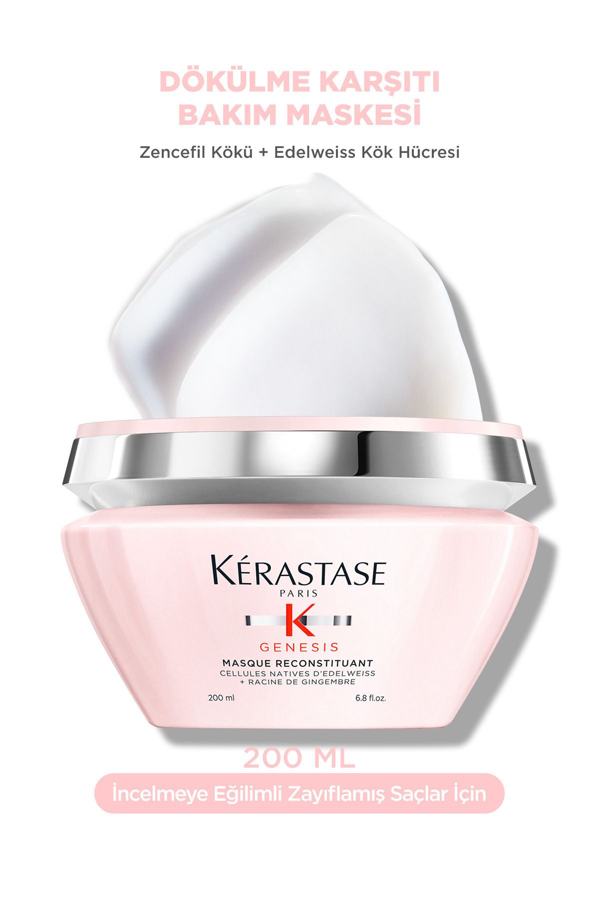 Kerastase Shedding Intensive Strengthening Care Mask 200ml..Genesis ReconstituantAROSEEW78