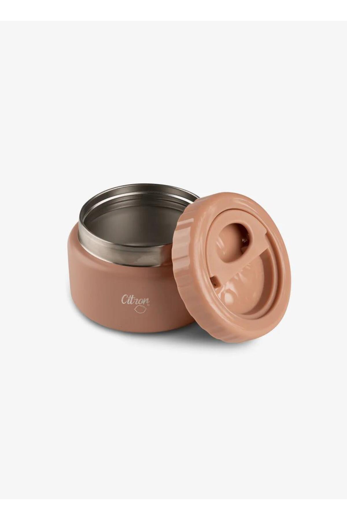 Citron Vakumlu Paslanmaz Çelik Yemek Termosu 250 ml - Blush Pink 1196397 fotoğrafı 2 (önizleme)