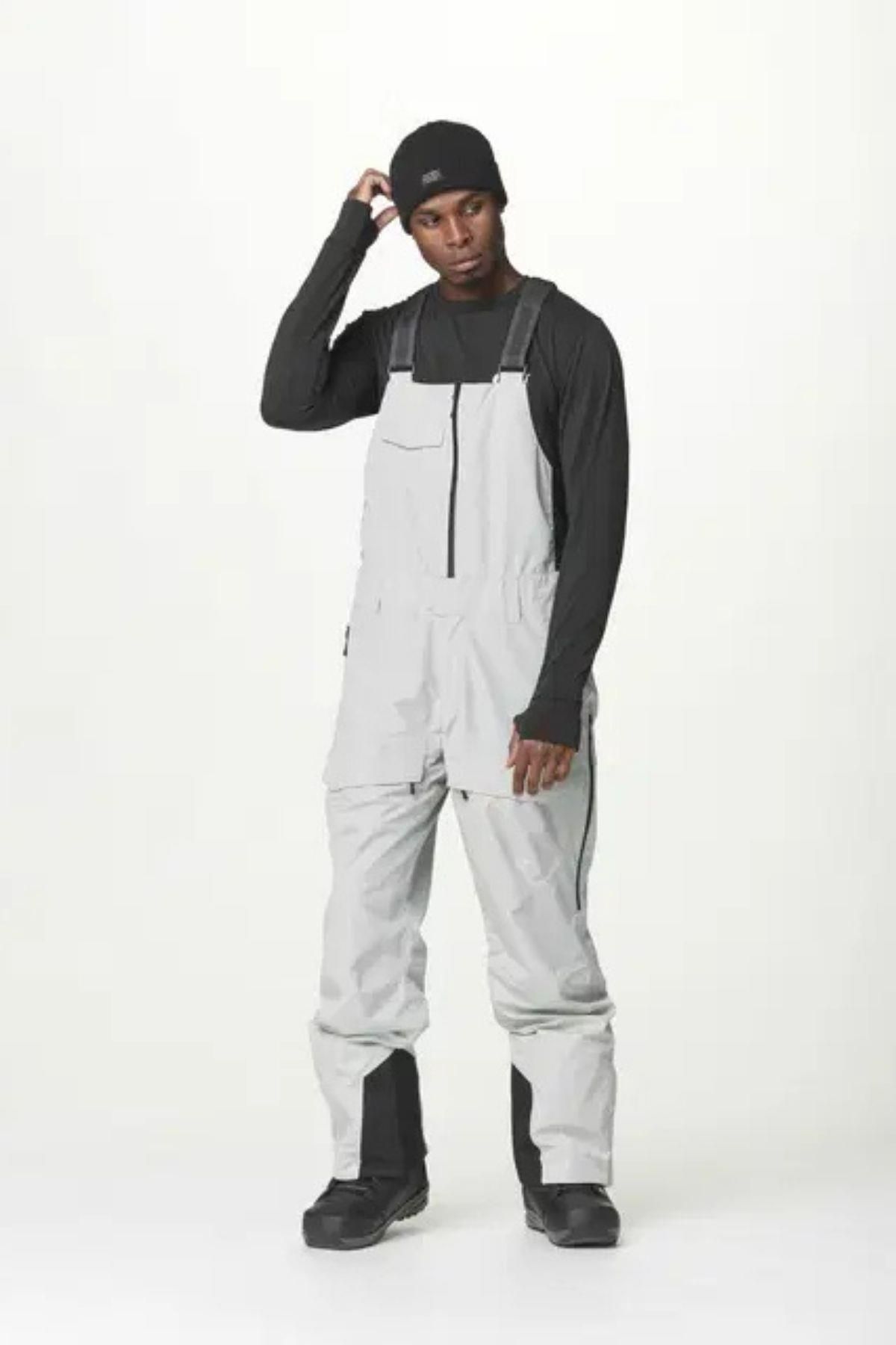 Picture Organic-U28 Bib Salopet Stone - Comfortable Cutting 1
