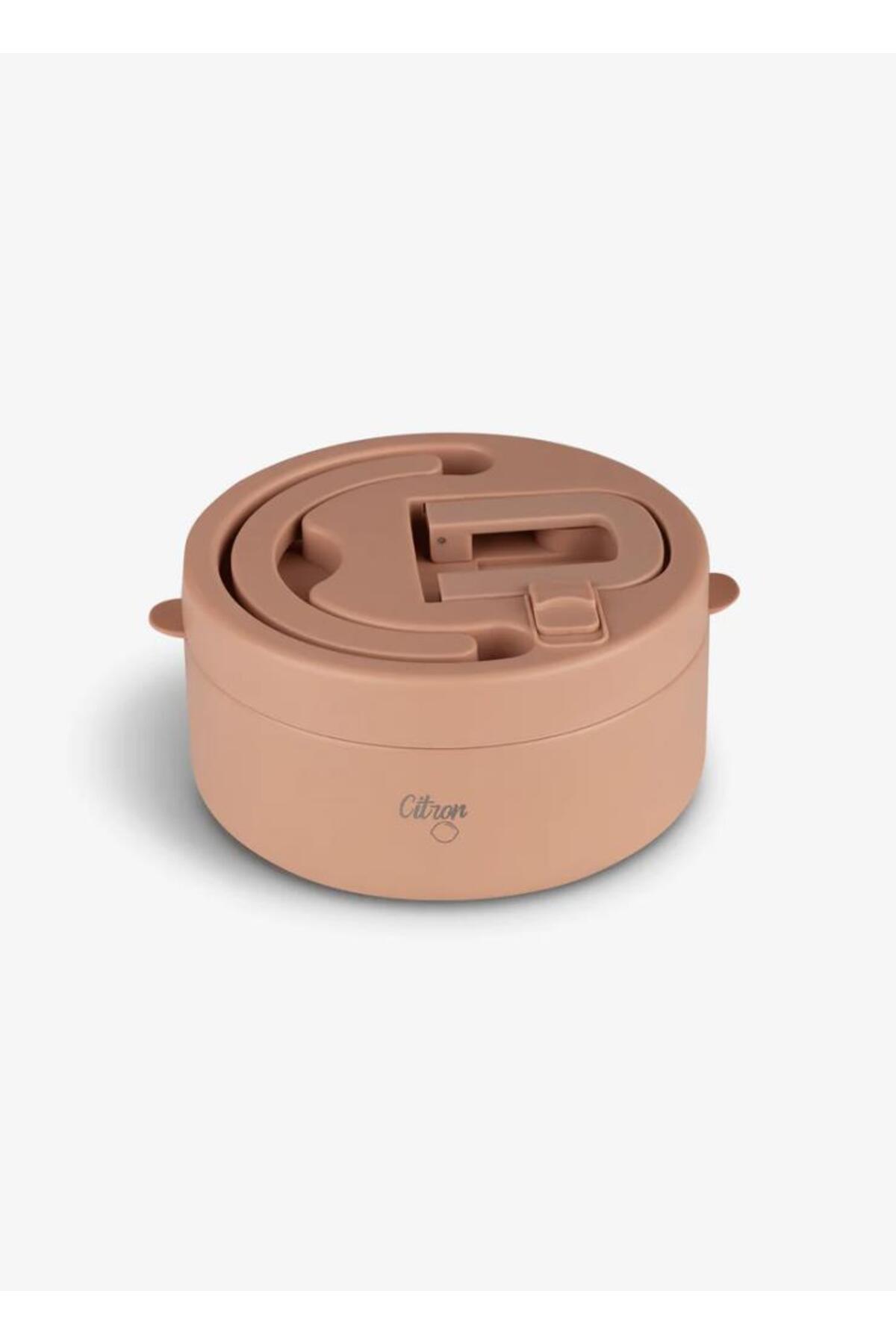 Citron Separatörlü Paslanmaz Çelik Yemek Termosu 400 ml - Blush Pink 1196694 fotoğrafı 3 (önizleme)