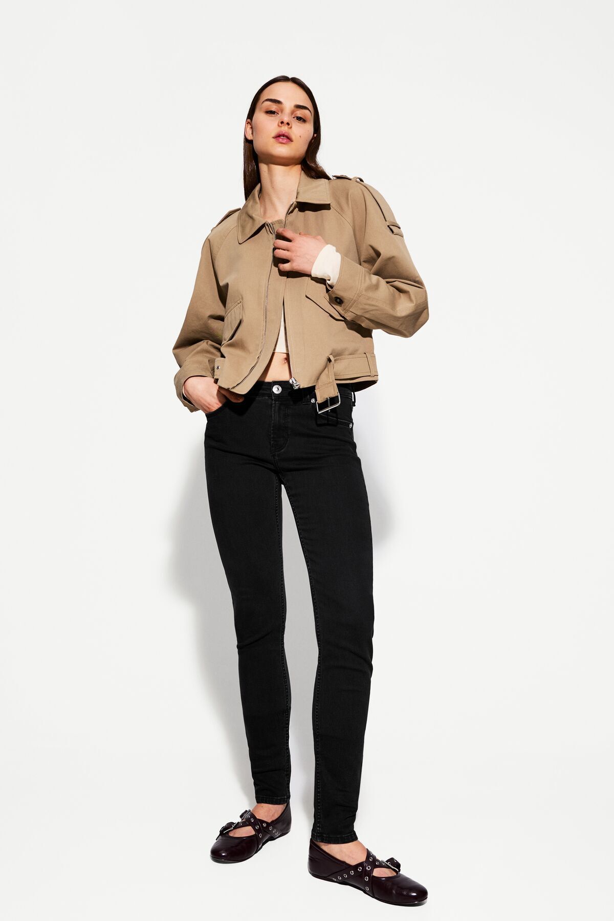 Bershka Düşük bel skinny jean