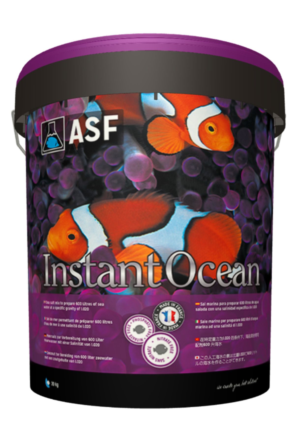 Aquarium Systems Sea Salt Instant Ocean 20 Kg Kova