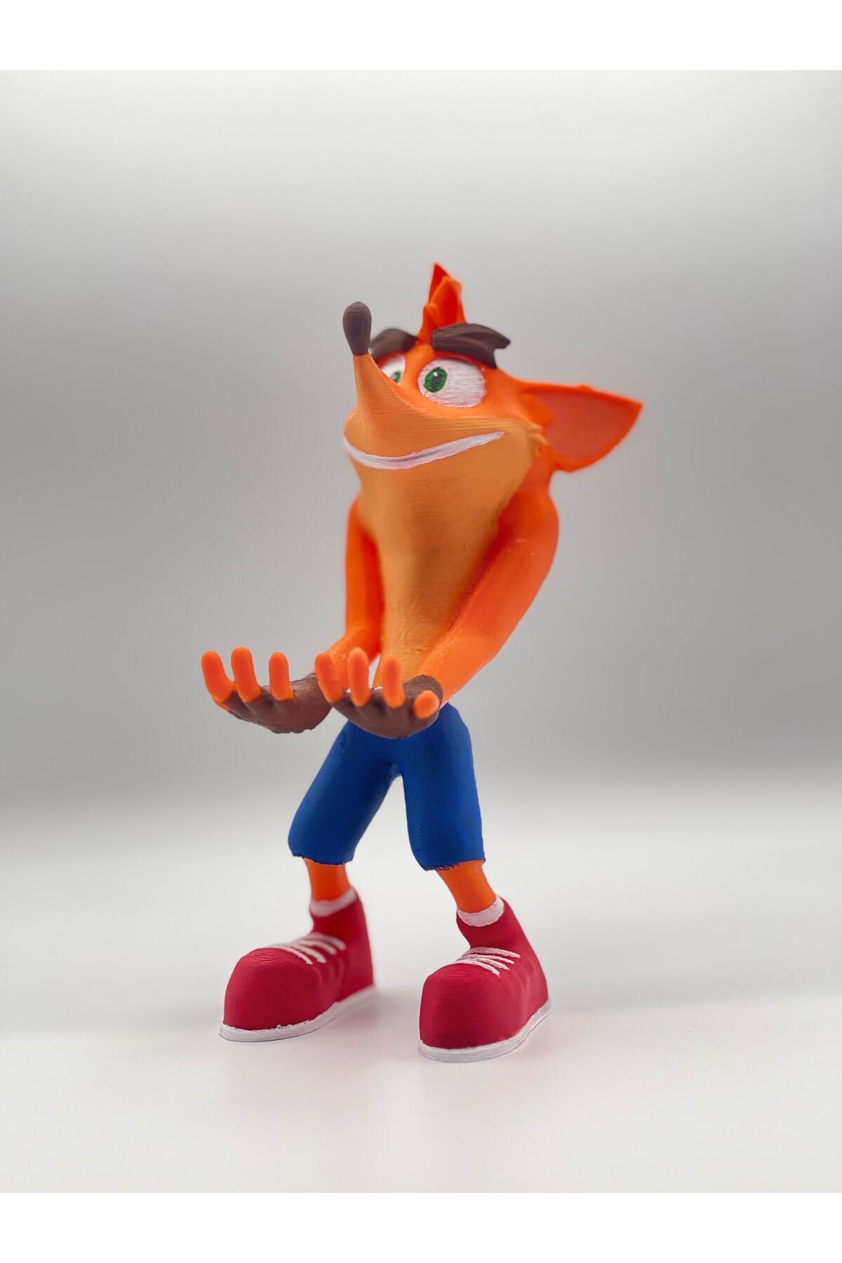 beboncool 3D CRASH Bandicoot Özel Tasarım Ps5 Joystick Tutucu Stand