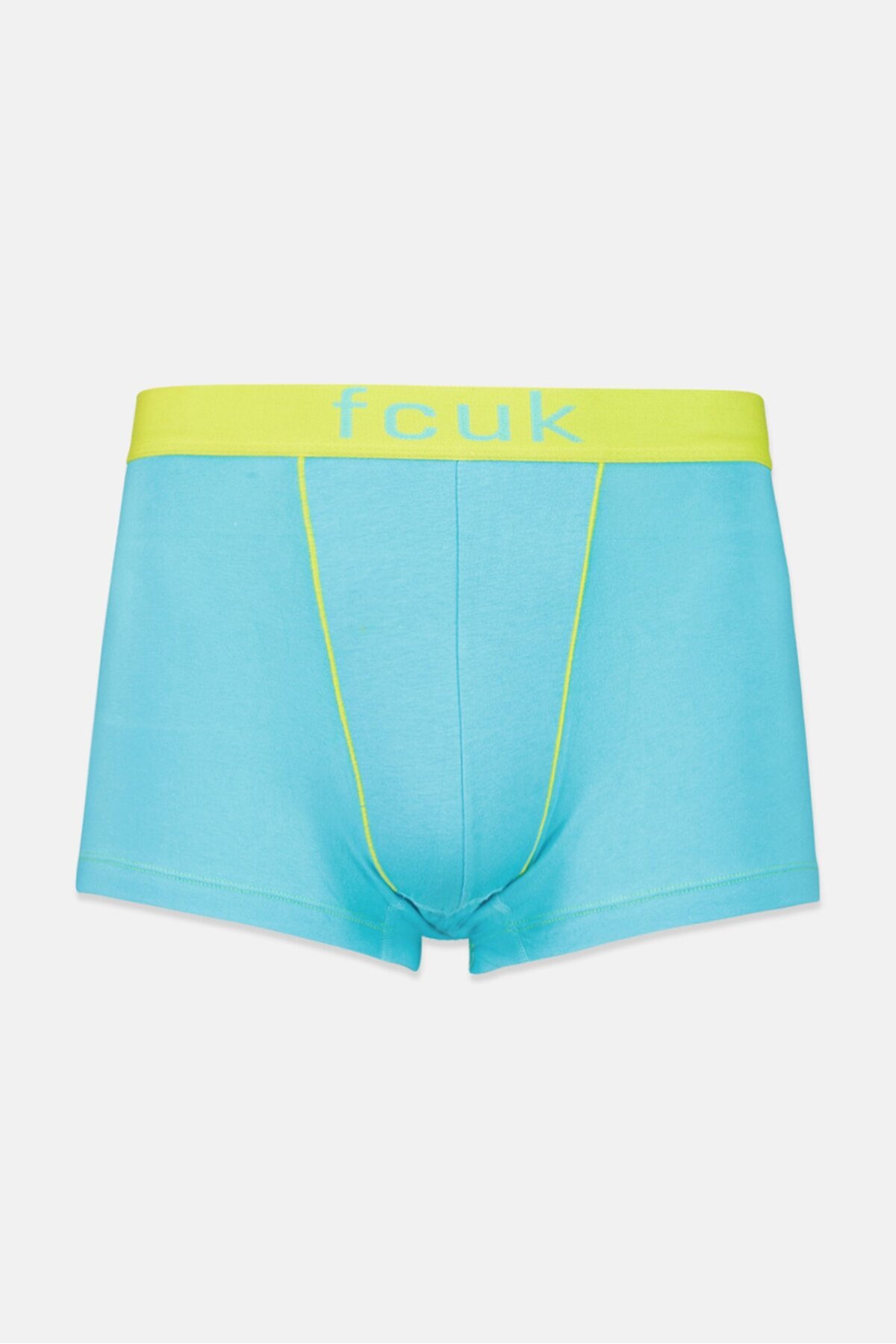 French Connection-Men Brand Logo Boxer Brief, Turquoise 1