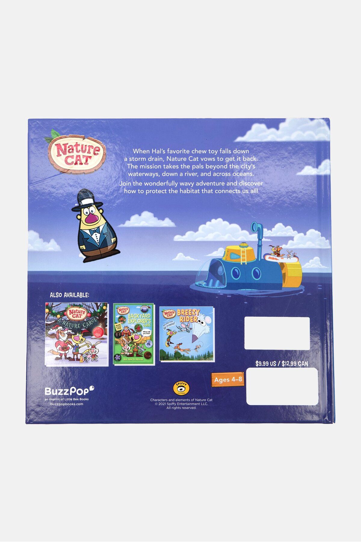 BuzzPop-Nature Cat The Ocean Commotion, Blue Combo 2