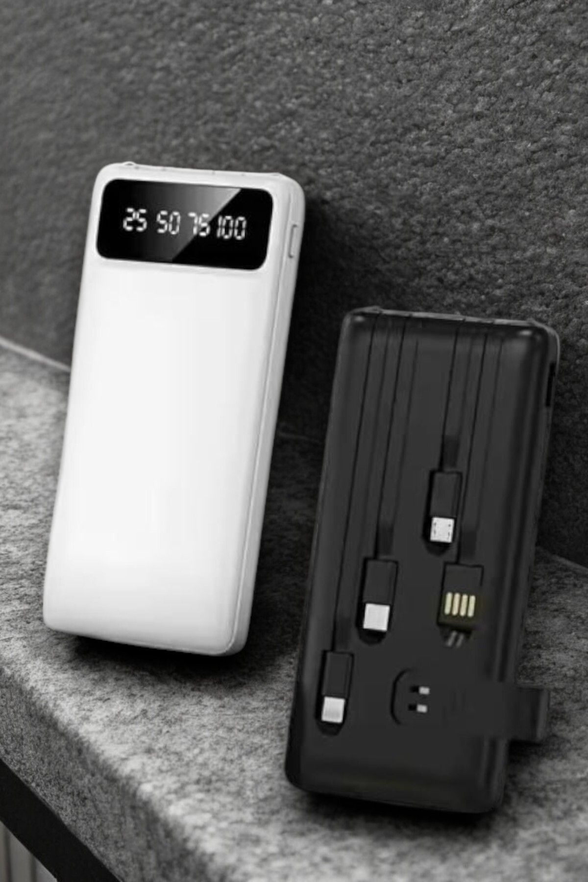 ASTRALTECH Powerbank 20.000 Mah LCD Ekran USB Lightning Type-C Uyumlu İOS ve Android