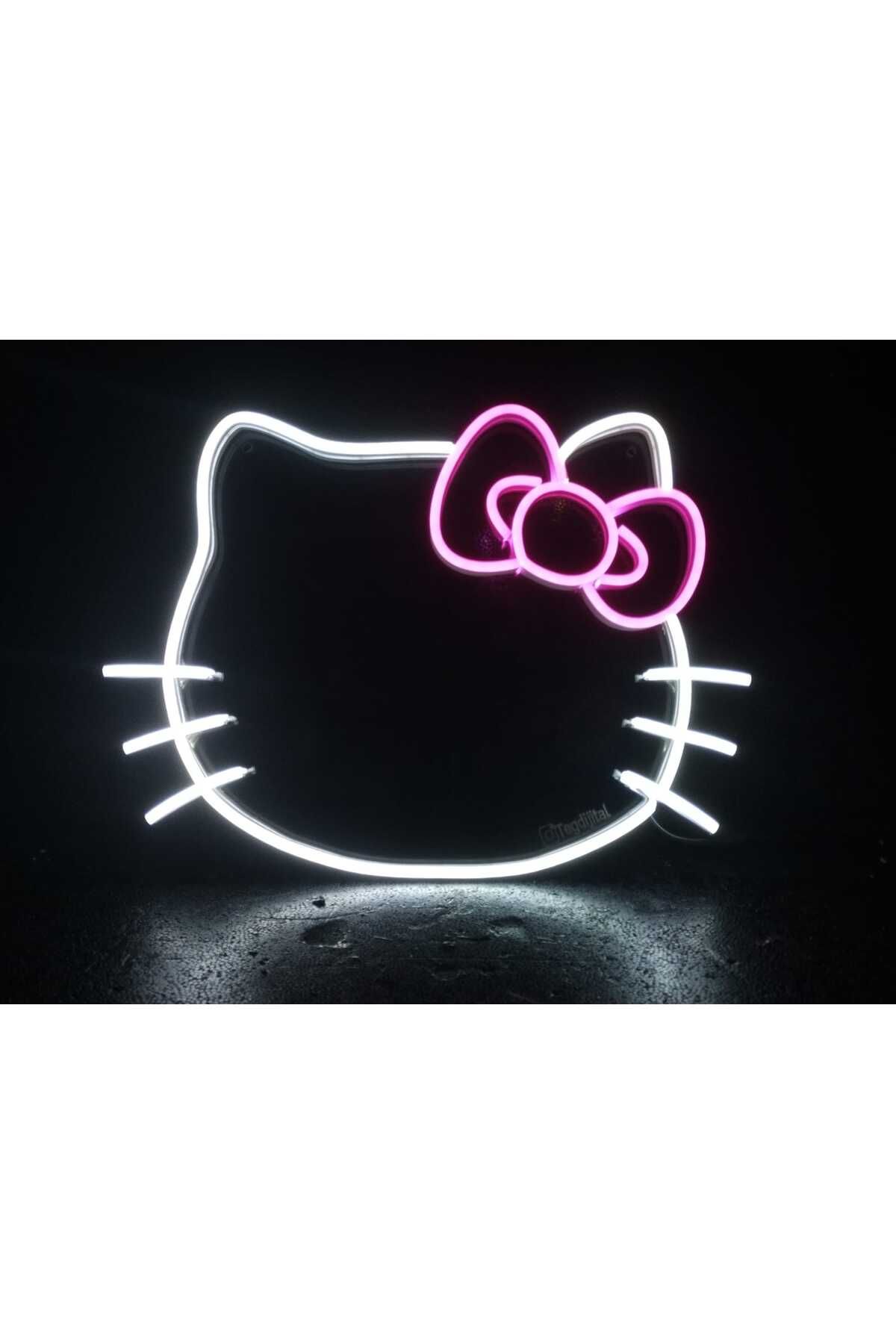 Tegdijital Hello Kitty Neon LED Tabela 32,5*24,5